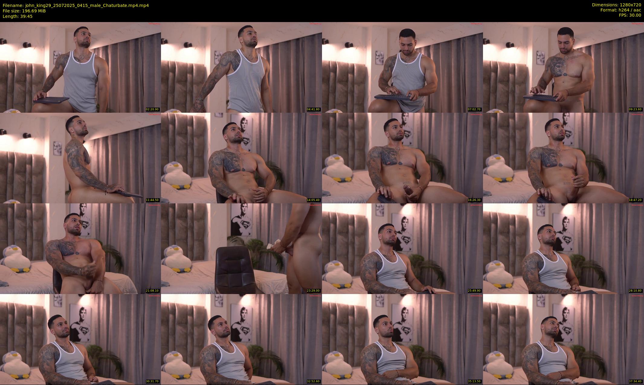 john_king29 — 40 minute Chaturbate male cam show recording, 720p, Jul 25, 2025