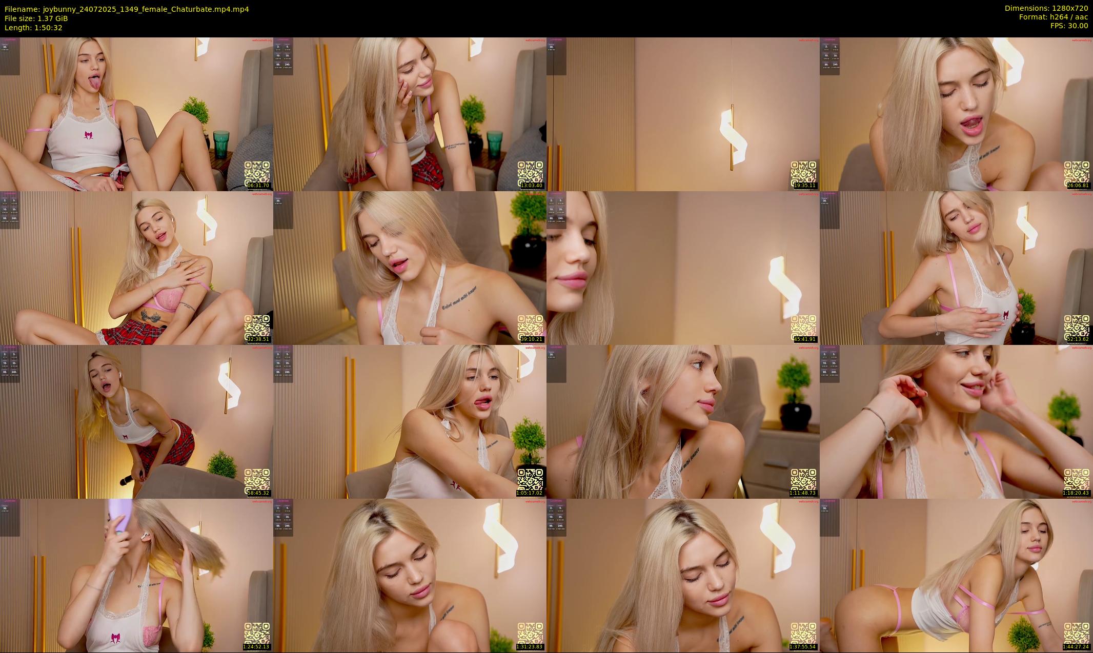 joybunny — 111 minute Chaturbate female cam show recording, 720p, Jul 24, 2025