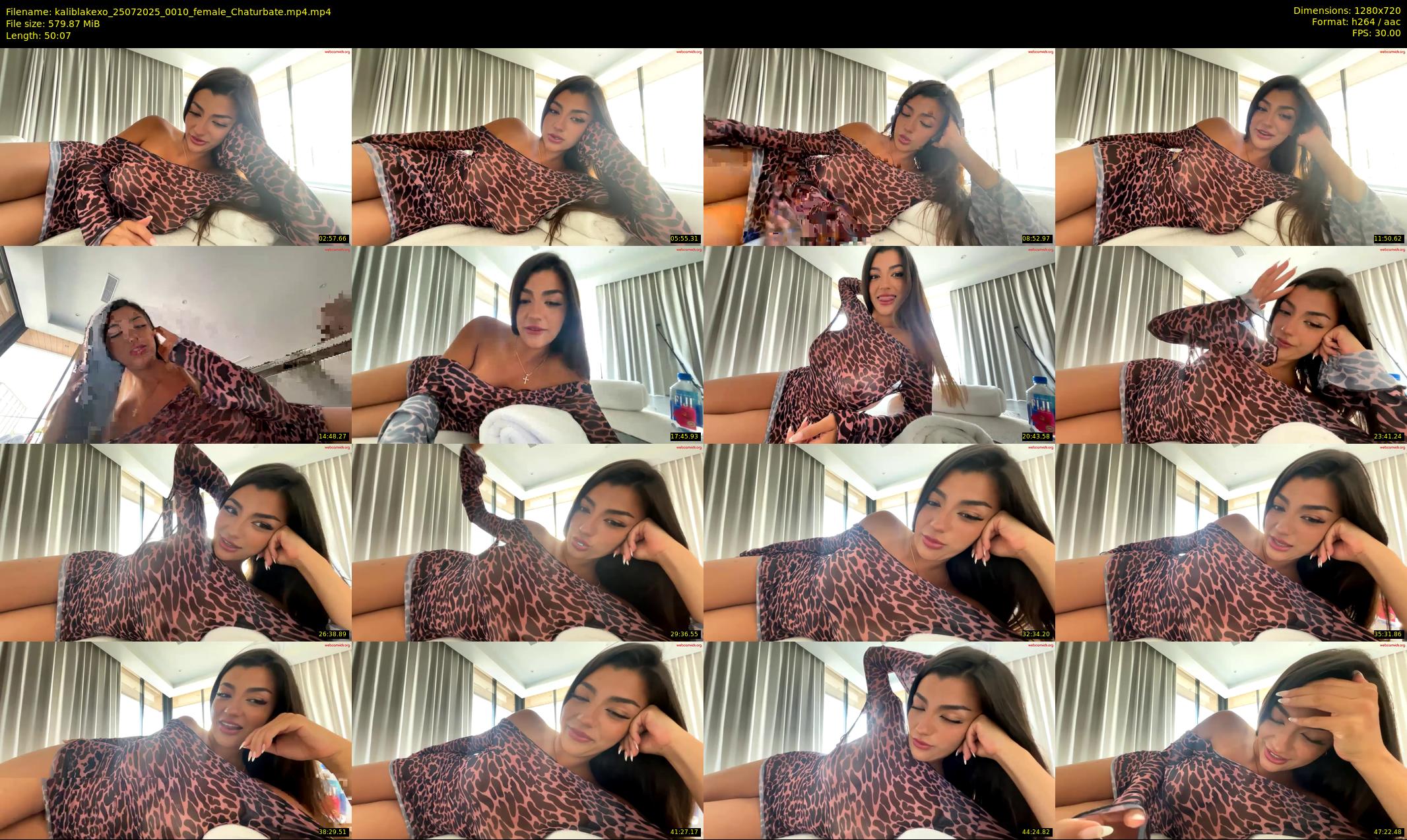 kaliblakexo — 51 minute Chaturbate female cam show recording, 720p, Jul 25, 2025