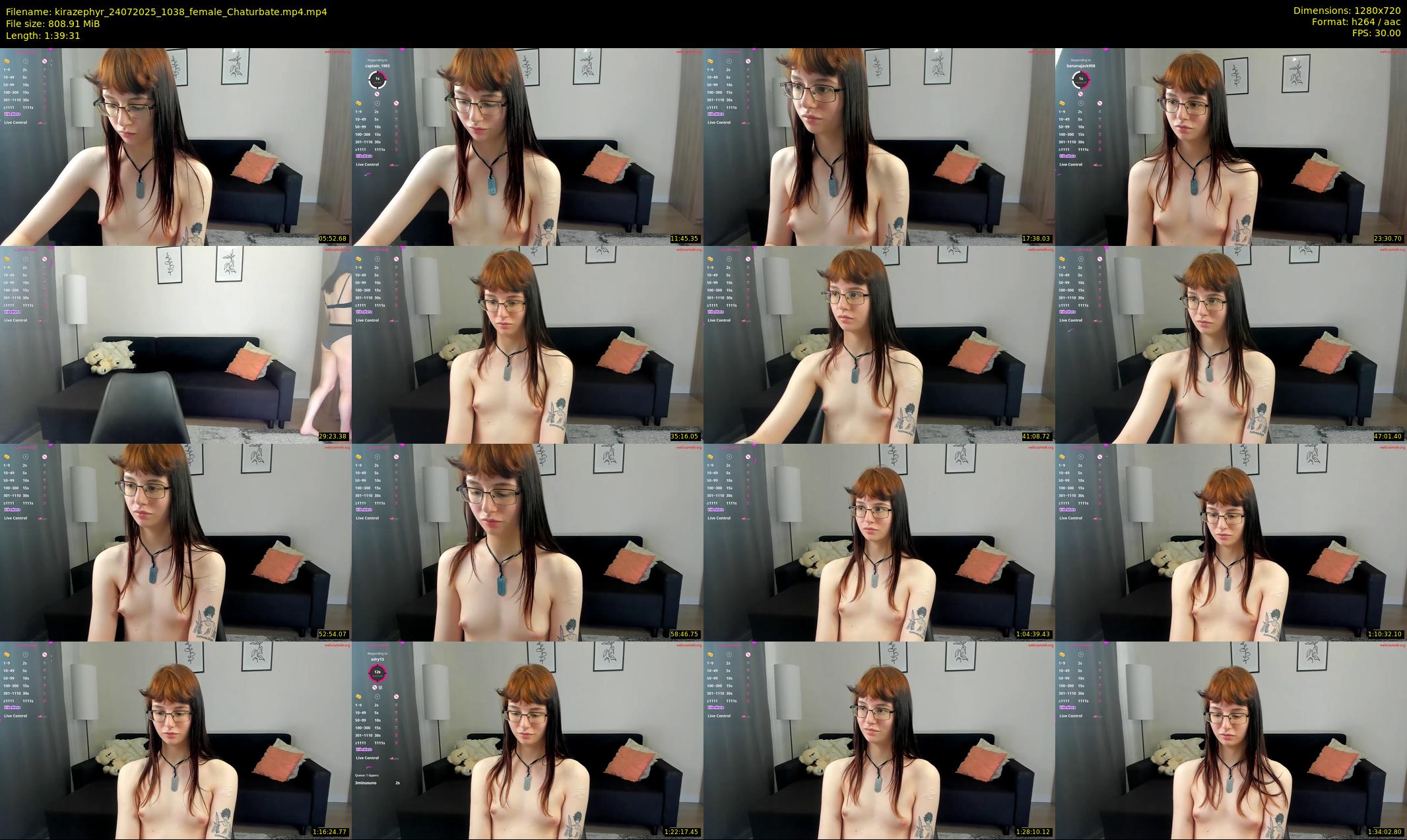 kirazephyr — 100 minute Chaturbate female cam show recording, 720p, Jul 24, 2025