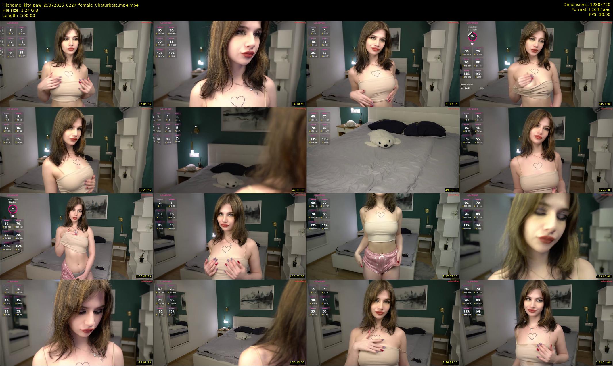 kity_paw — 120 minute Chaturbate female cam show recording, 720p, Jul 25, 2025