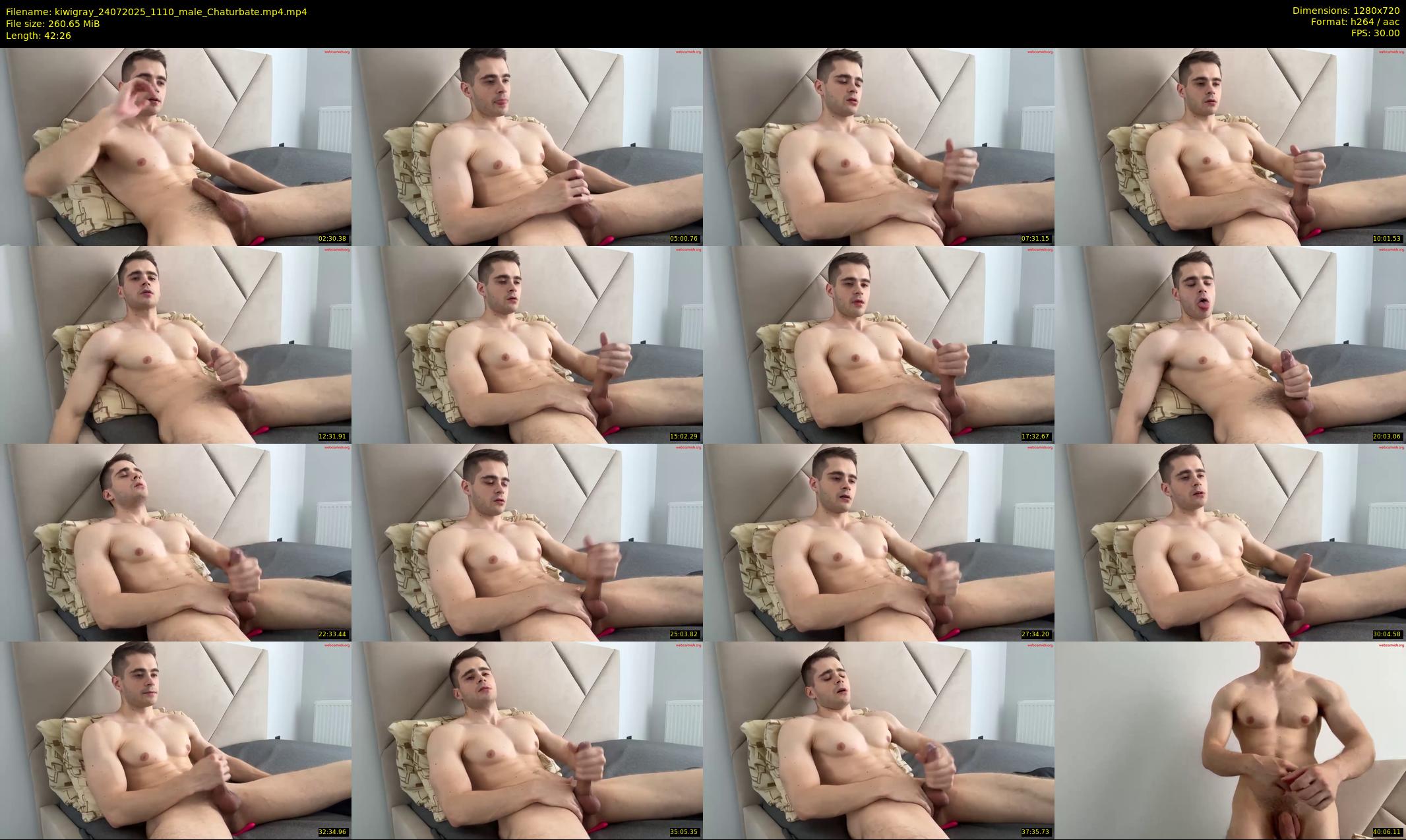 kiwigray — 43 minute Chaturbate male cam show recording, 720p, Jul 24, 2025