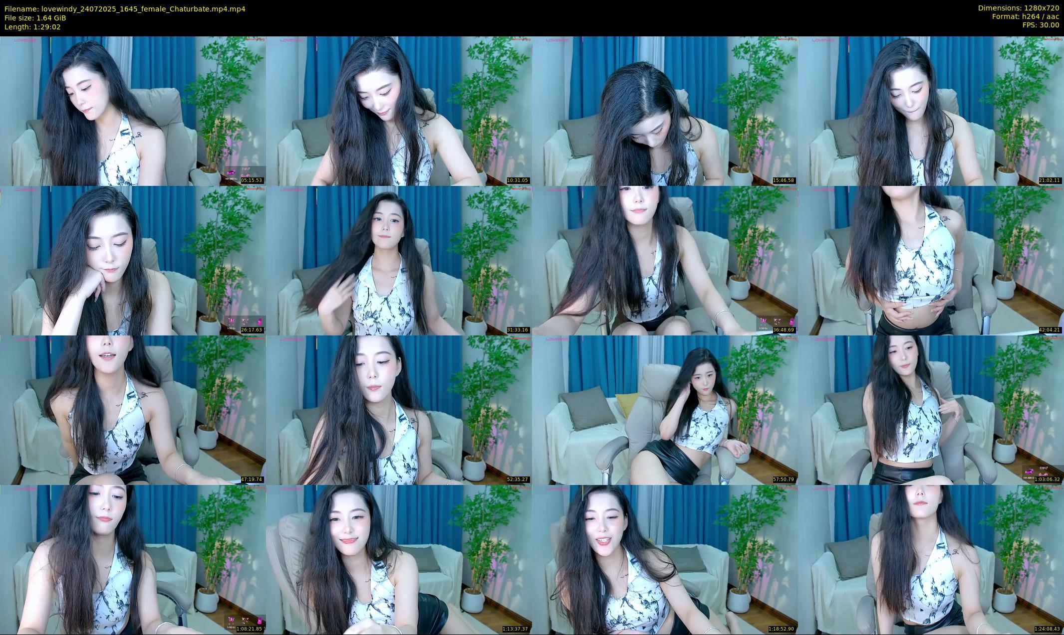 lovewindy — 90 minute Chaturbate female cam show recording, 720p, Jul 24, 2025