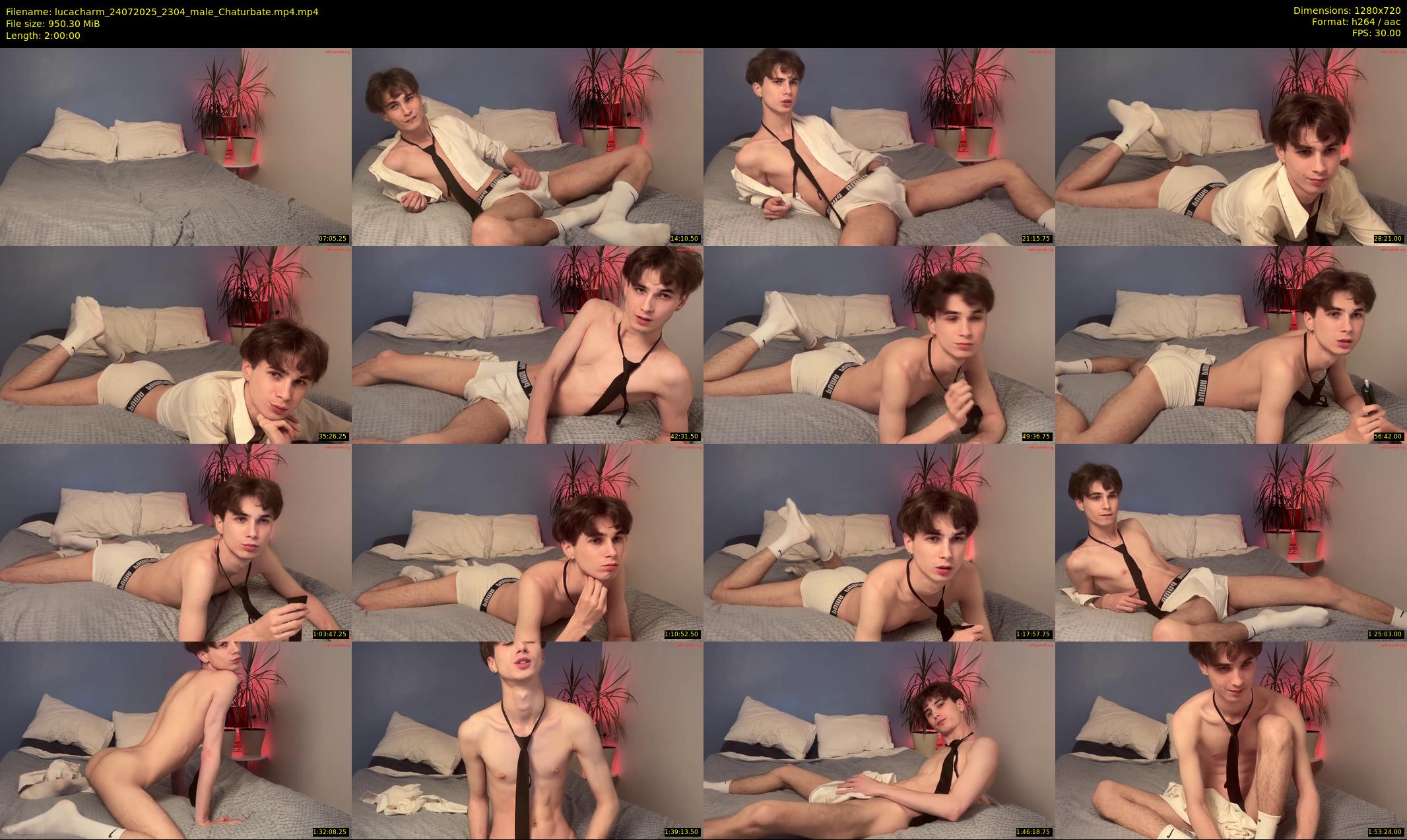 lucacharm — 120 minute Chaturbate male cam show recording, 720p, Jul 24, 2025