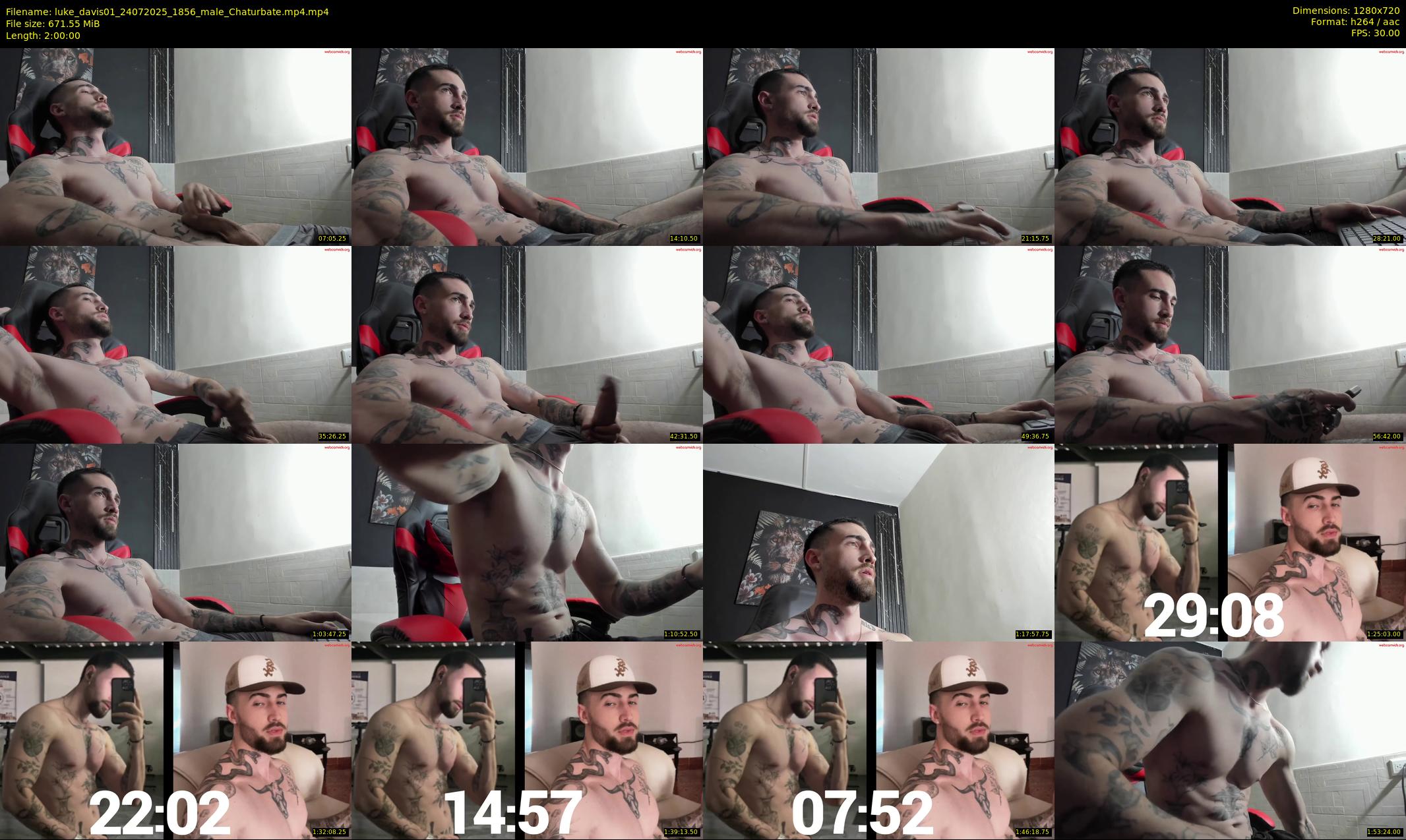luke_davis01 — 120 minute Chaturbate male cam show recording, 720p, Jul 24, 2025