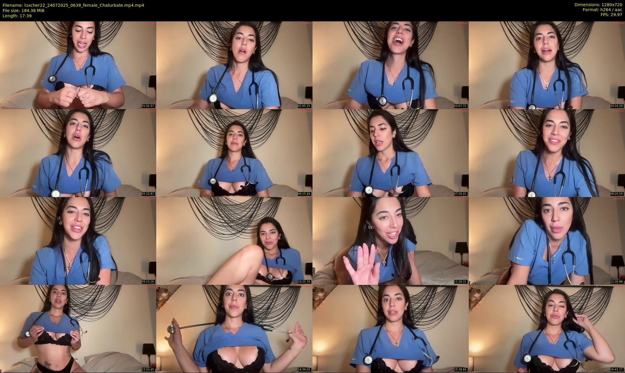 luxcher22 — 18 minute Chaturbate female cam show recording, 720p, Jul 24, 2025