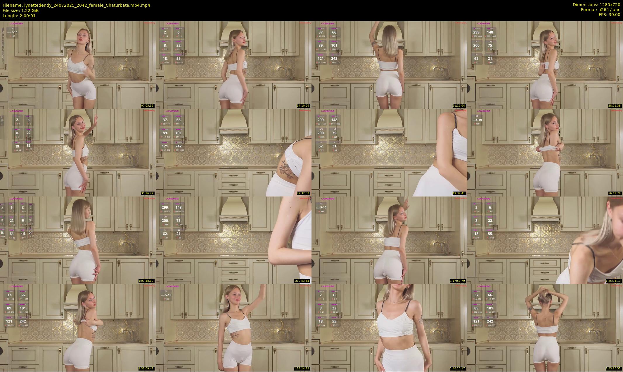 lynettedendy — 121 minute Chaturbate female cam show recording, 720p, Jul 24, 2025