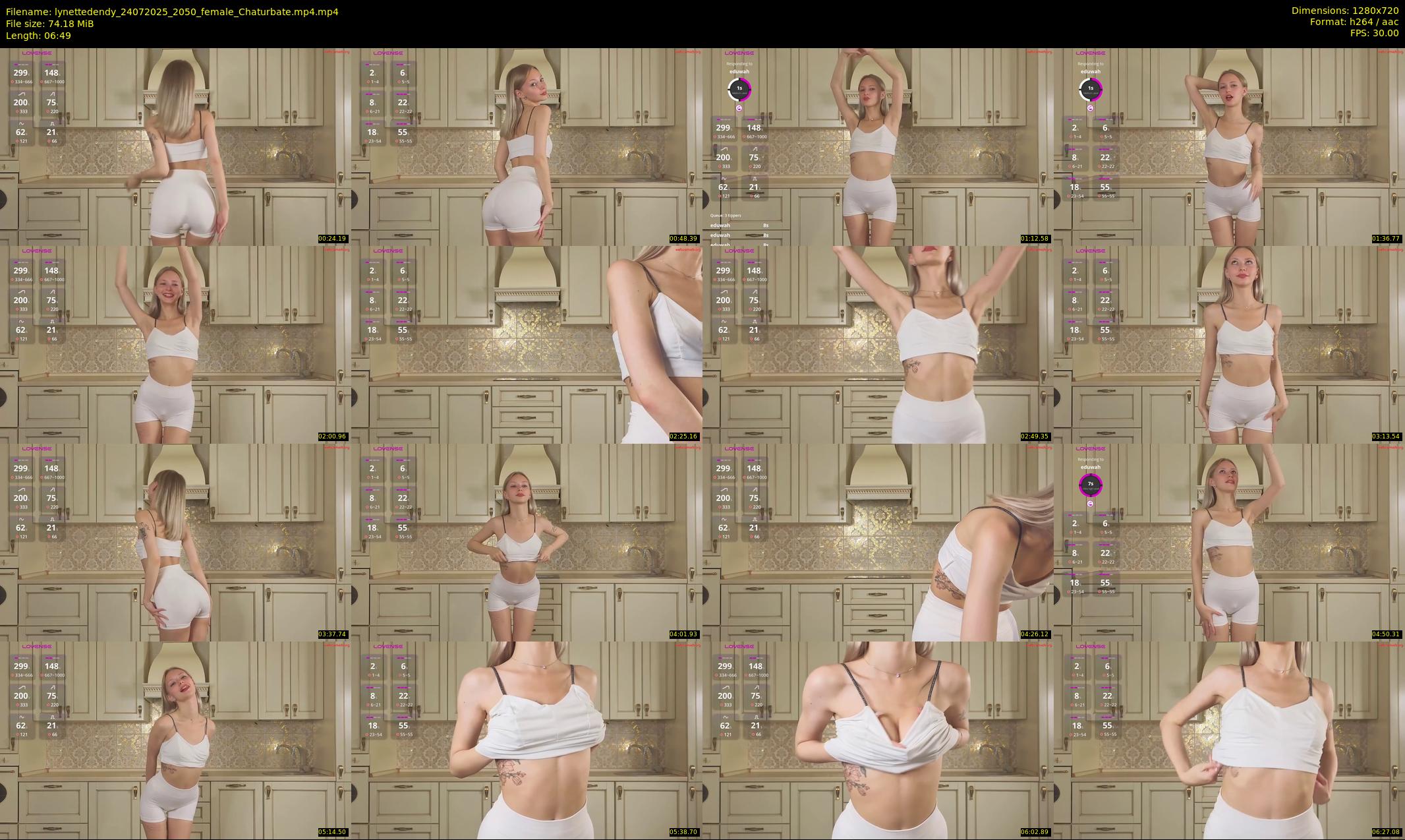 lynettedendy — 7 minute Chaturbate female cam show recording, 720p, Jul 24, 2025