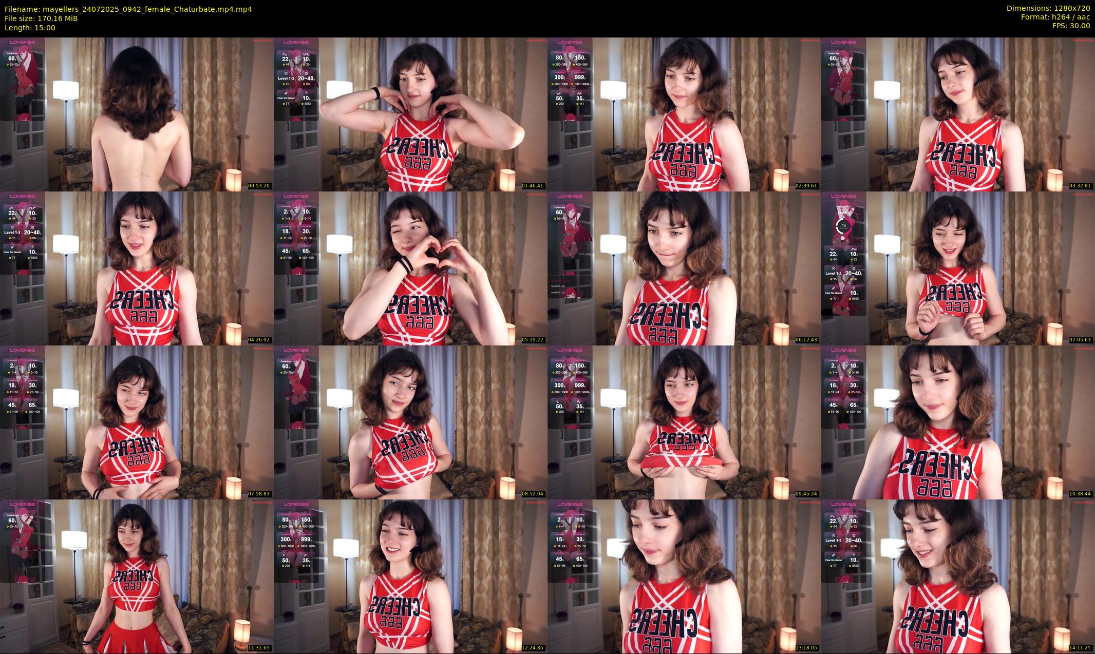 mayellers — 15 minute Chaturbate female cam show recording, 720p, Jul 24, 2025