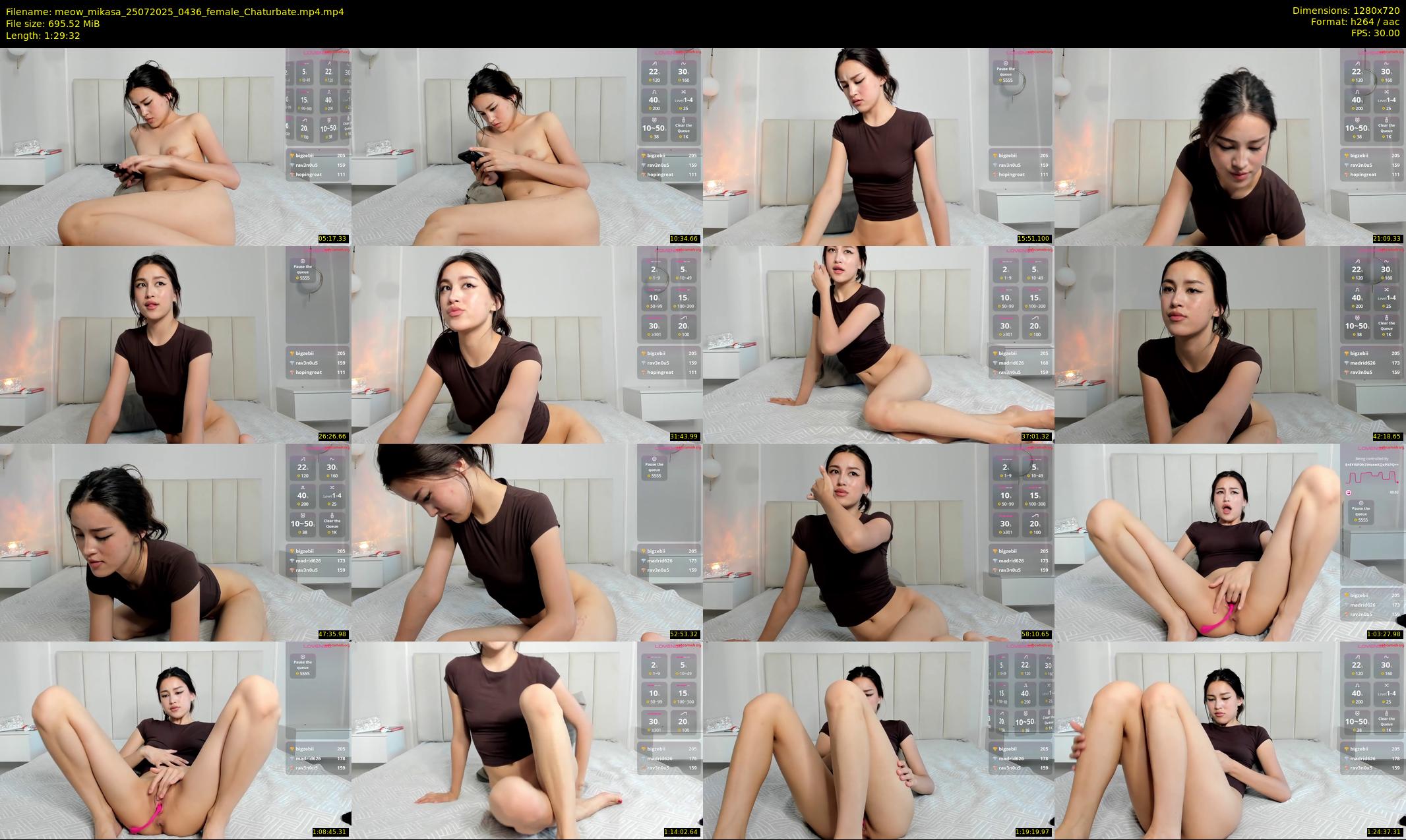 meow_mikasa — 90 minute Chaturbate female cam show recording, 720p, Jul 25, 2025