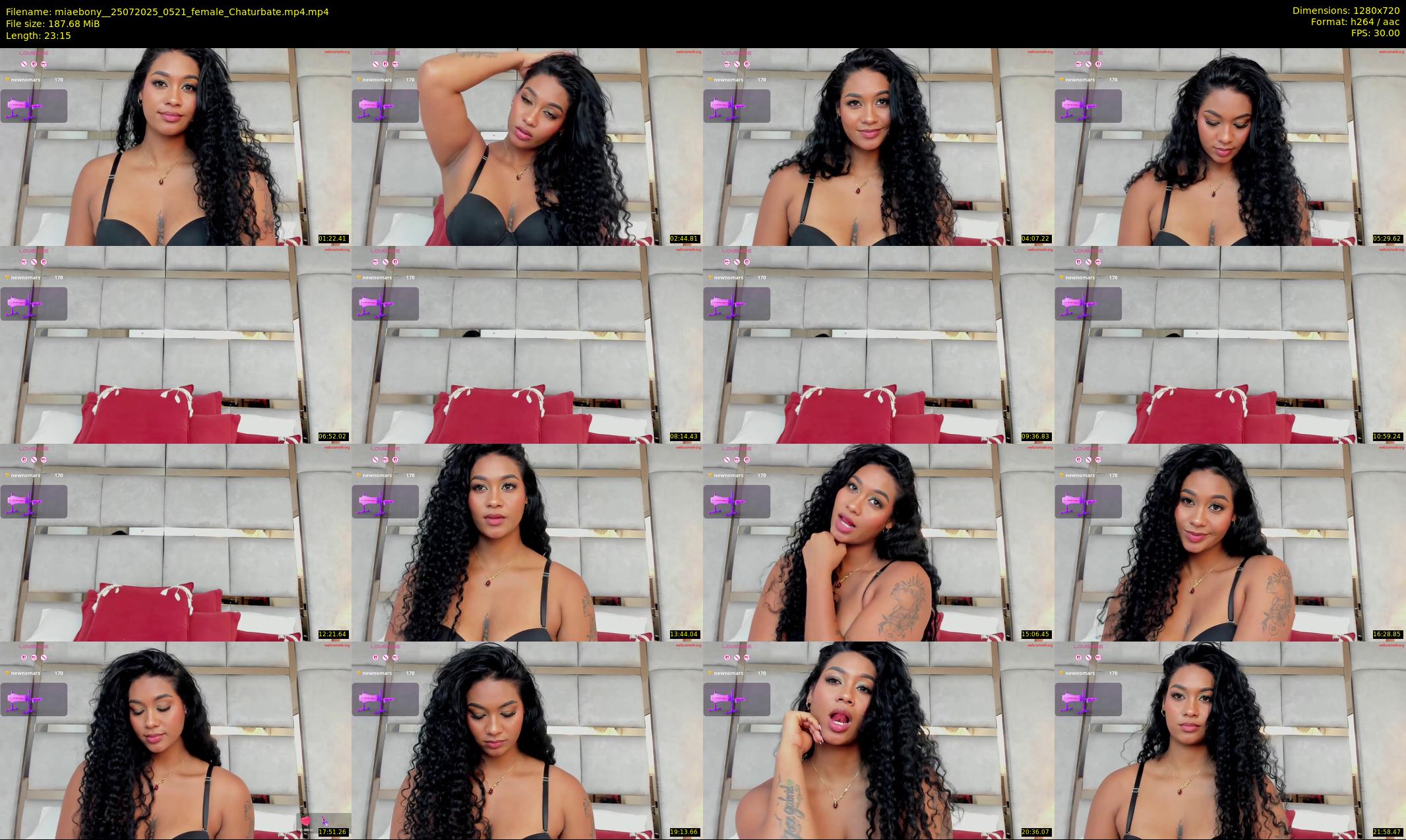 miaebony_ — 24 minute Chaturbate female cam show recording, 720p, Jul 25, 2025