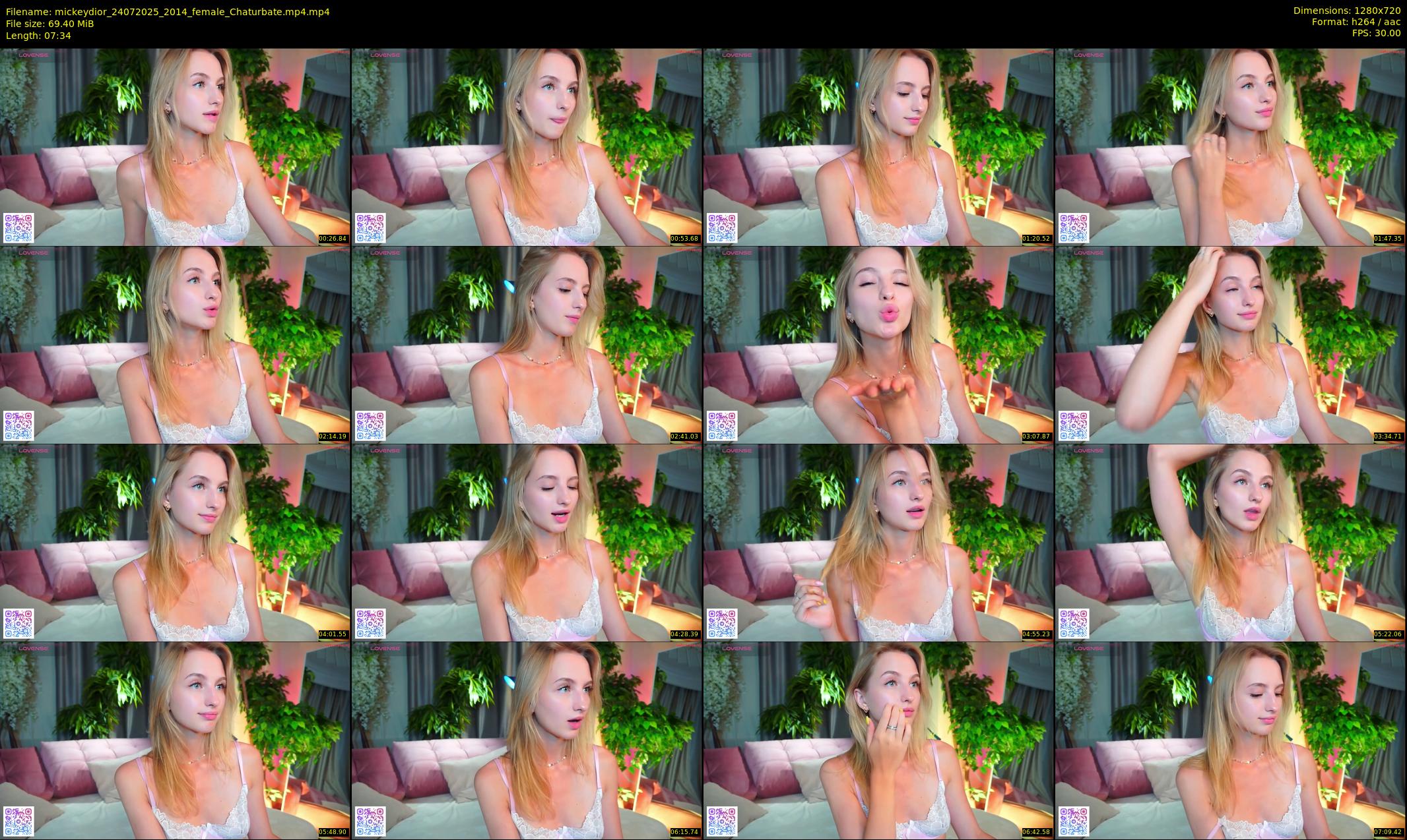 mickeydior — 8 minute Chaturbate female cam show recording, 720p, Jul 24, 2025