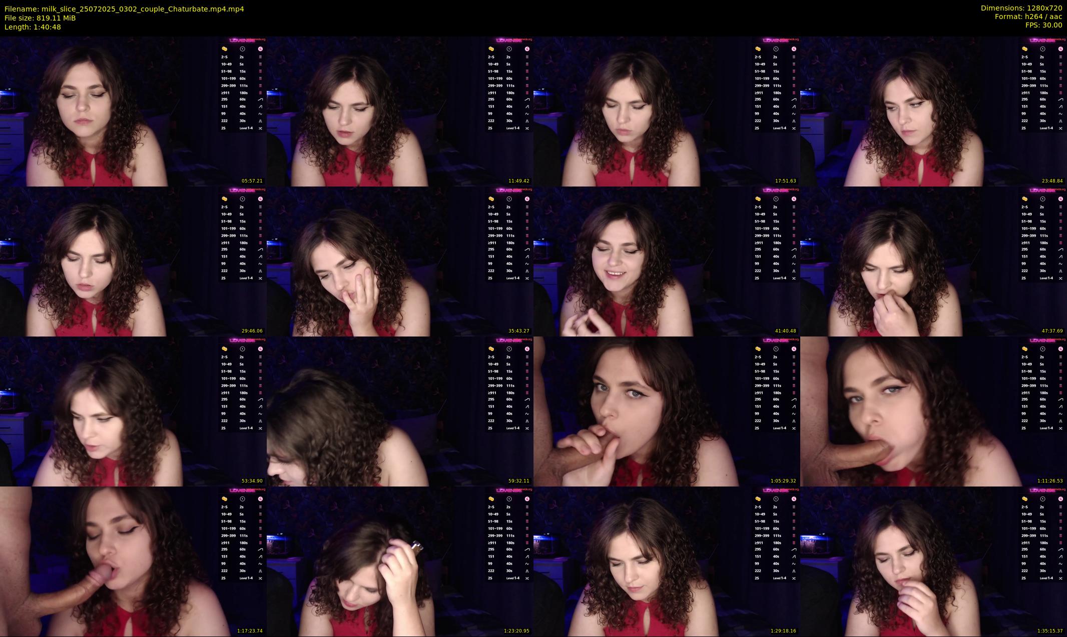 milk_slice — 101 minute Chaturbate couple cam show recording, 720p, Jul 25, 2025