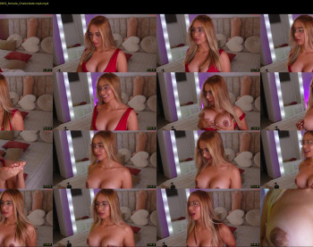 millarousse1 — 28 minute Chaturbate female cam show recording, 720p, Jul 24, 2025