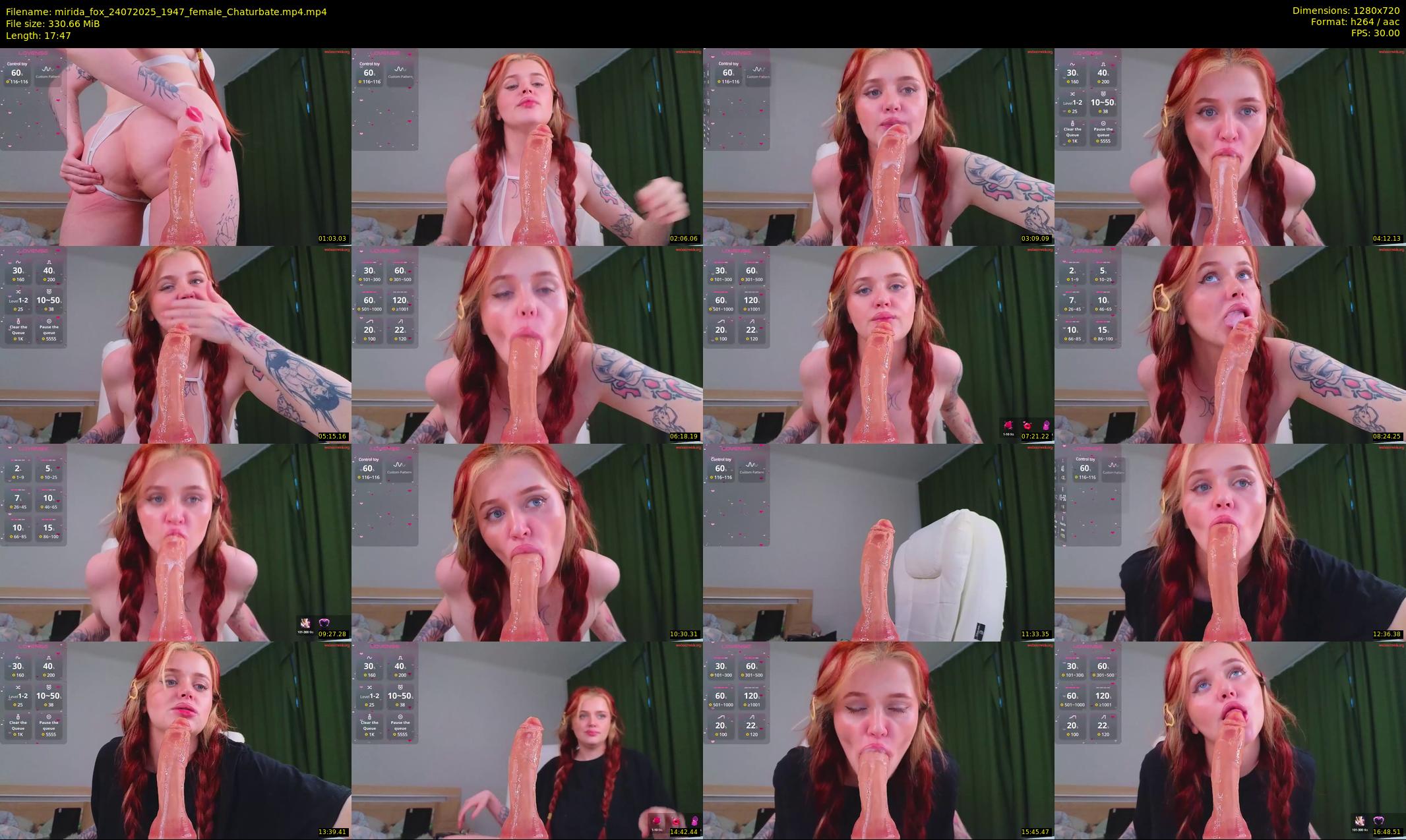 mirida_fox — 18 minute Chaturbate female cam show recording, 720p, Jul 24, 2025