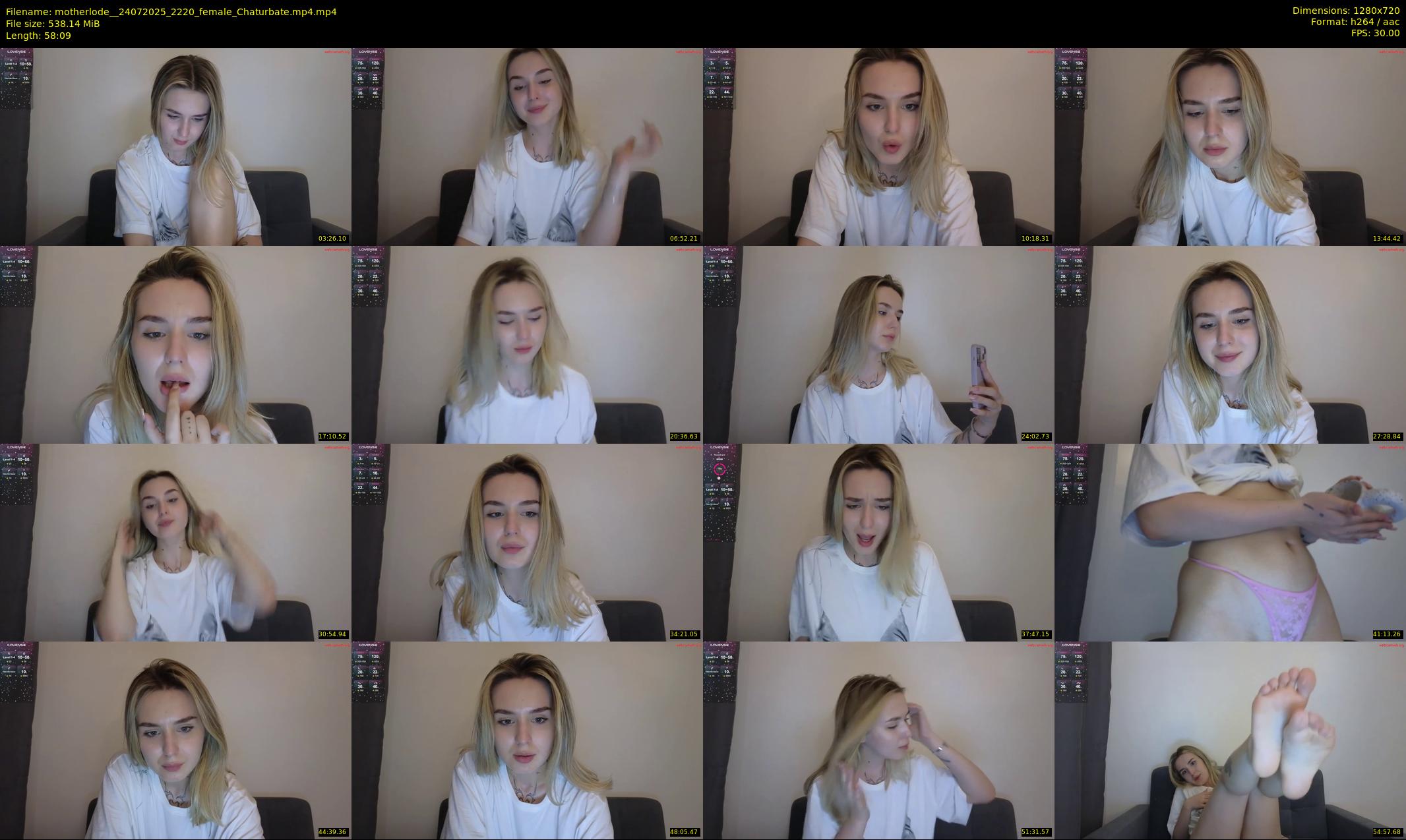 motherlode_ — 59 minute Chaturbate female cam show recording, 720p, Jul 24, 2025