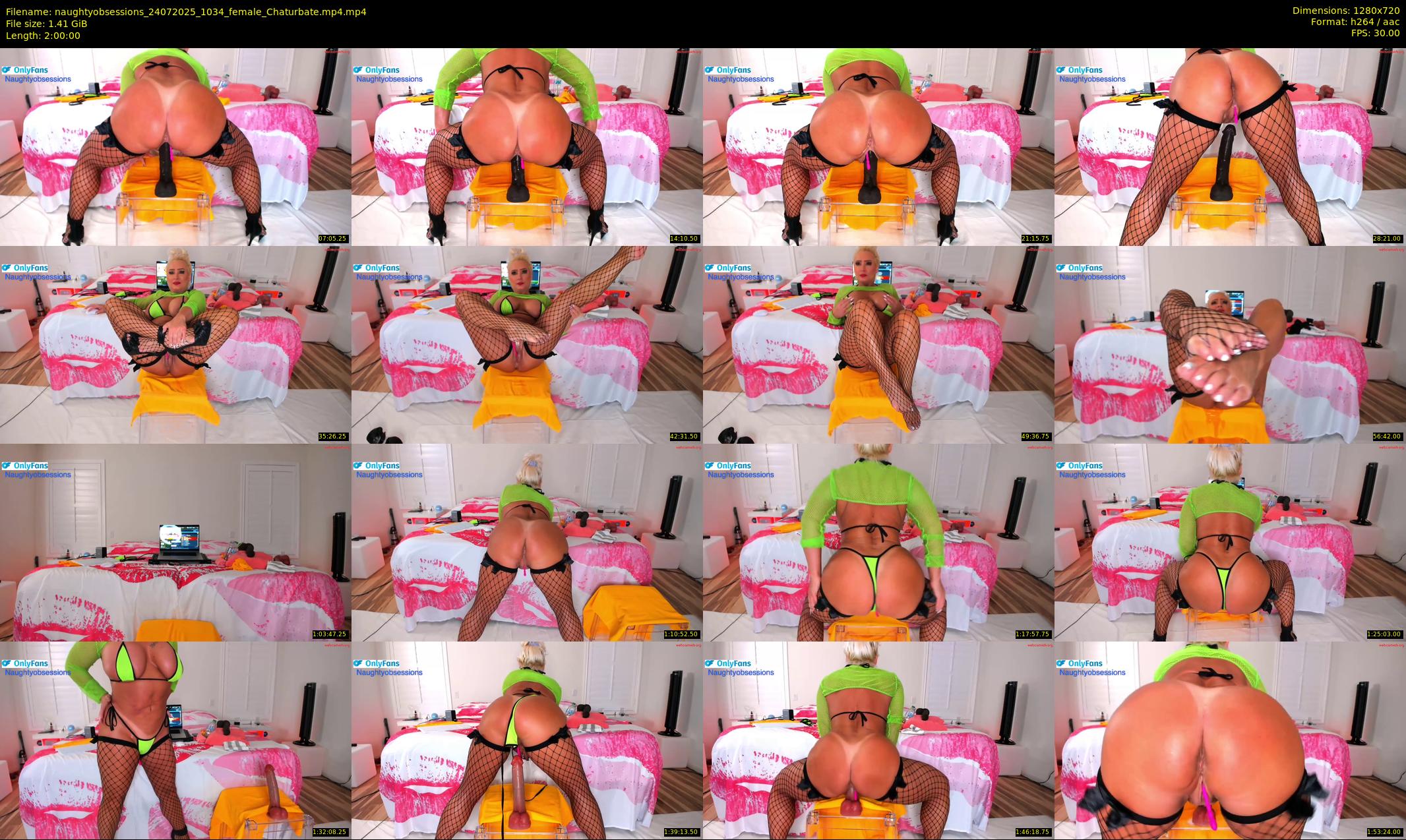 naughtyobsessions — 120 minute Chaturbate female cam show recording, 720p, Jul 24, 2025