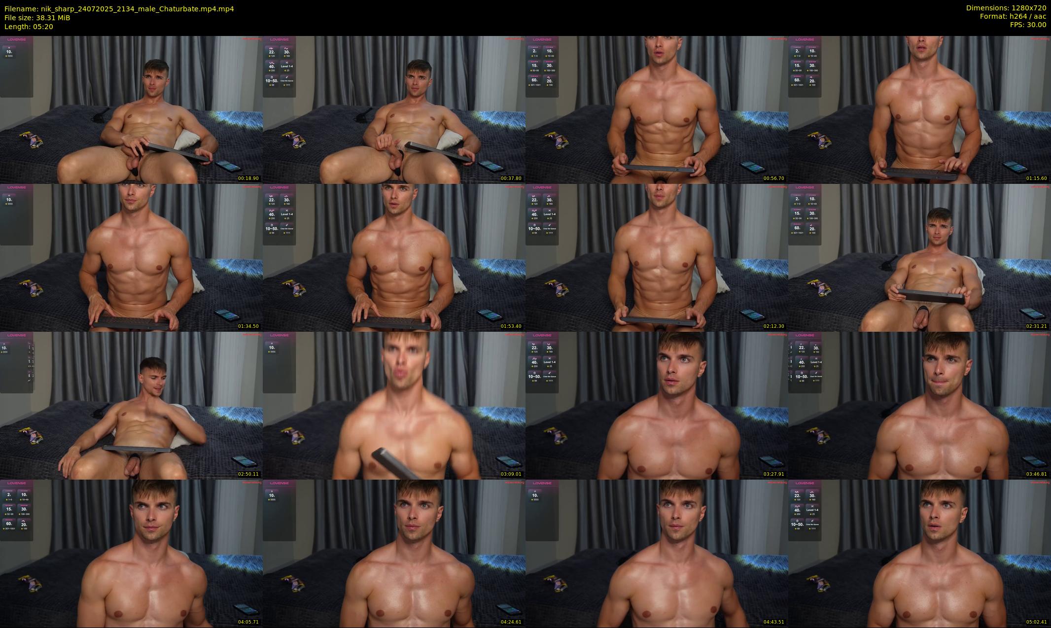 nik_sharp — 6 minute Chaturbate male cam show recording, 720p, Jul 24, 2025
