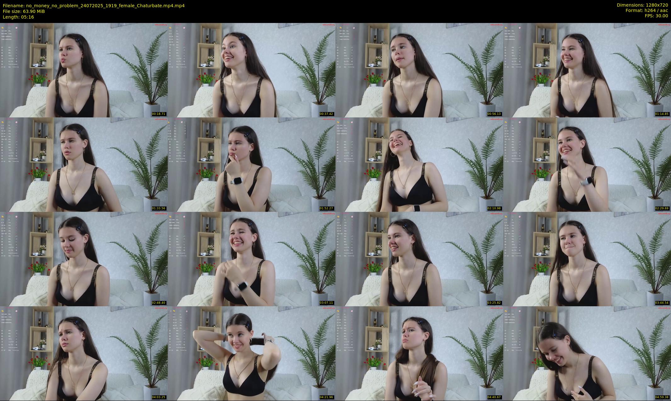 no_money_no_problem — 6 minute Chaturbate female cam show recording, 720p, Jul 24, 2025