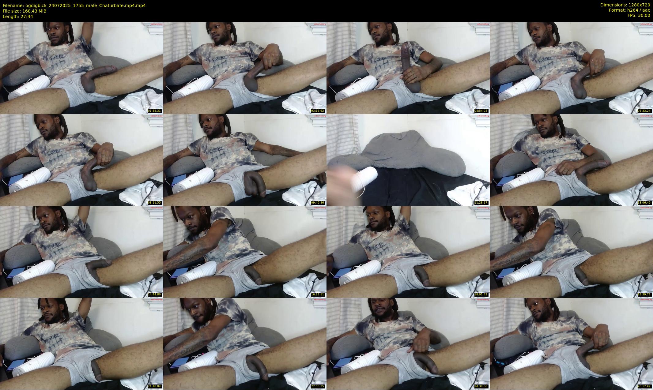 ogdigbick — 28 minute Chaturbate male cam show recording, 720p, Jul 24, 2025