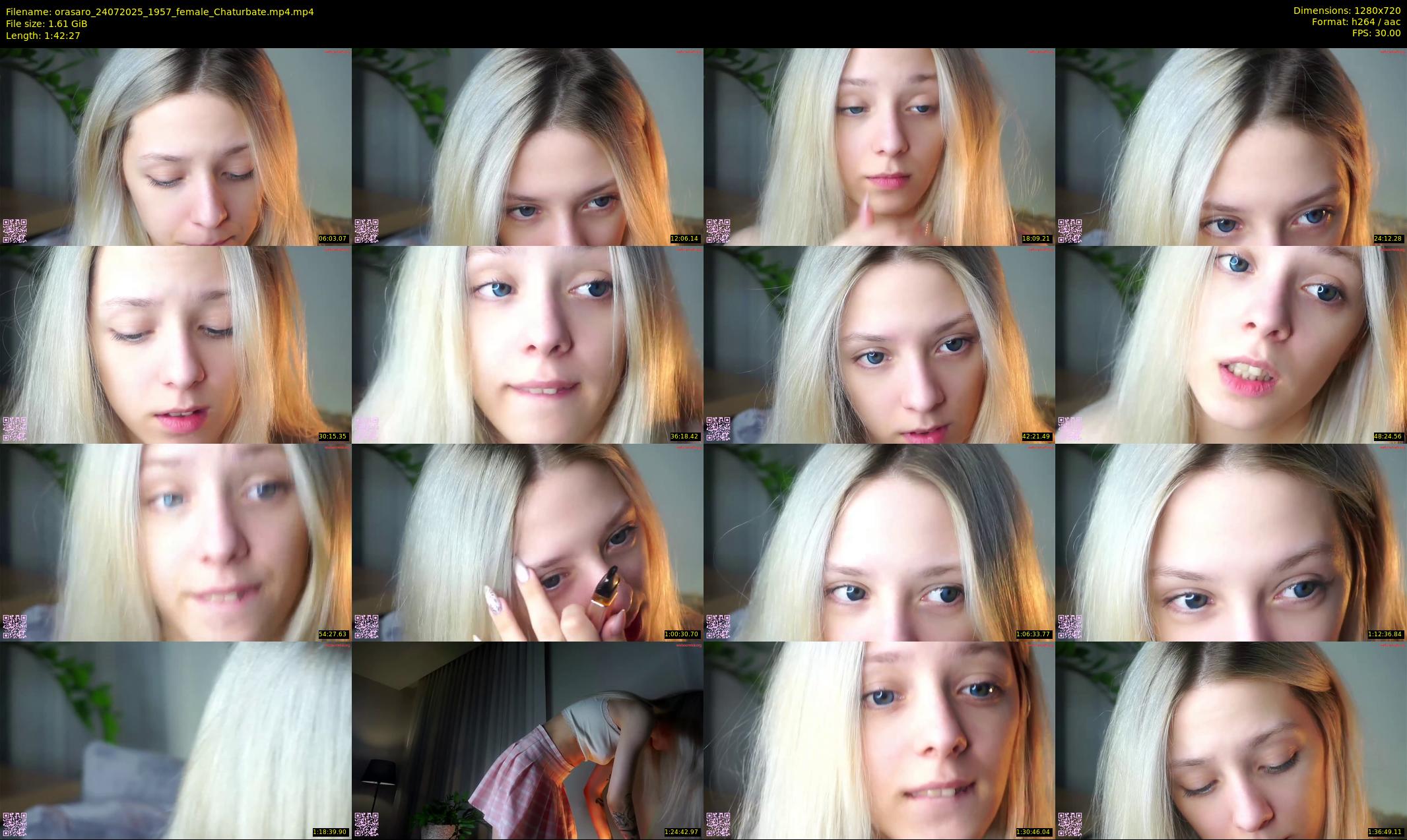 orasaro — 103 minute Chaturbate female cam show recording, 720p, Jul 24, 2025