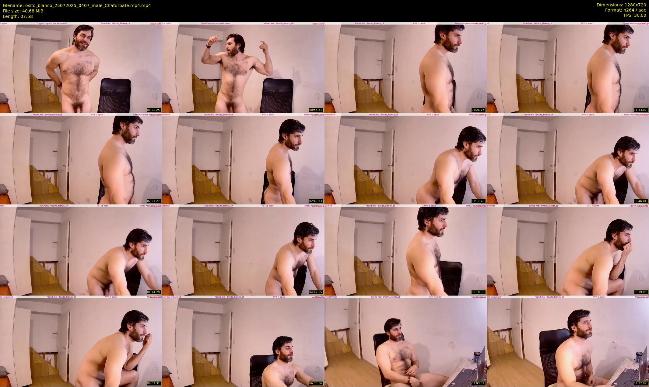osito_blanco — 8 minute Chaturbate male cam show recording, 720p, Jul 25, 2025