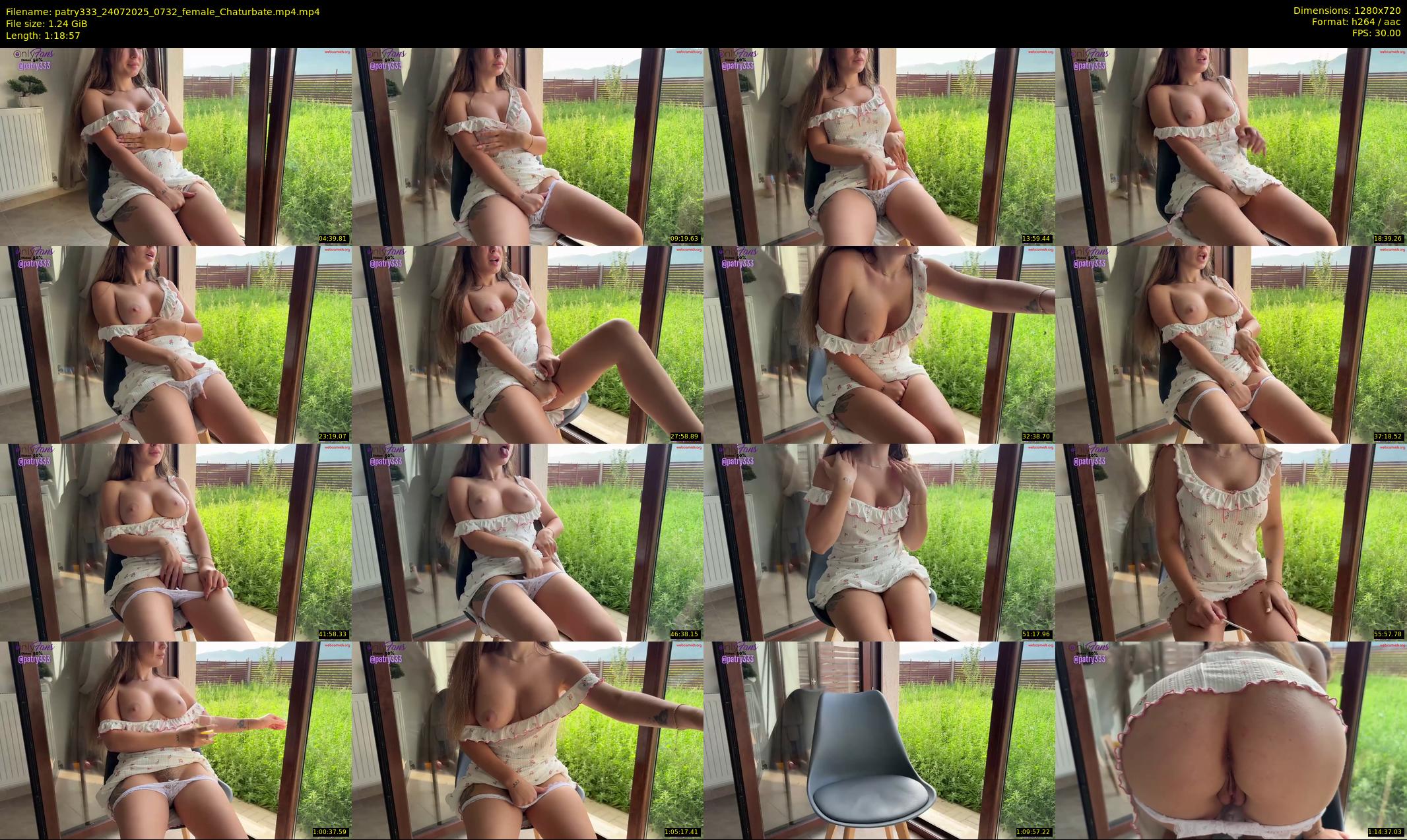 patry333 — 79 minute Chaturbate female cam show recording, 720p, Jul 24, 2025