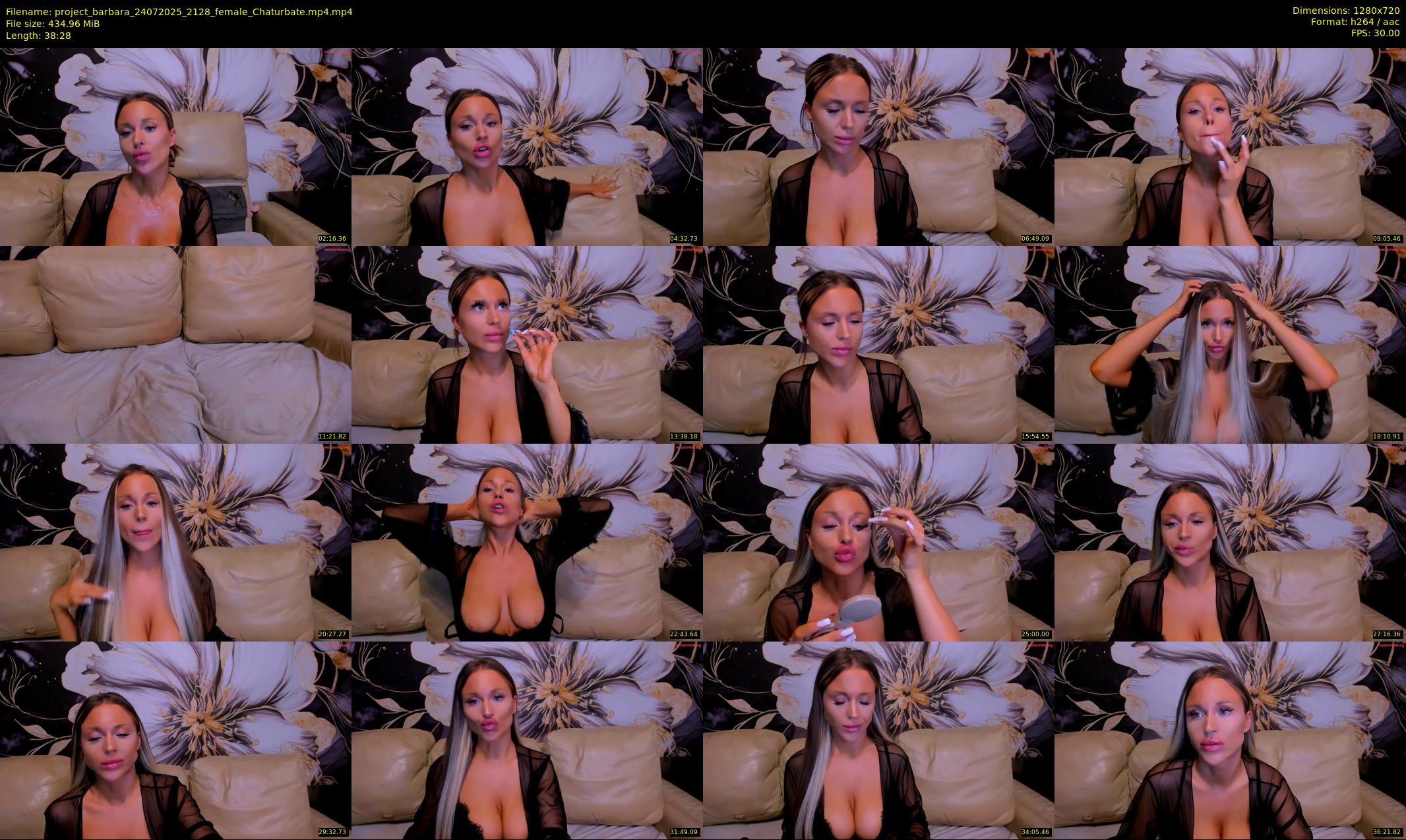 project_barbara — 39 minute Chaturbate female cam show recording, 720p, Jul 24, 2025