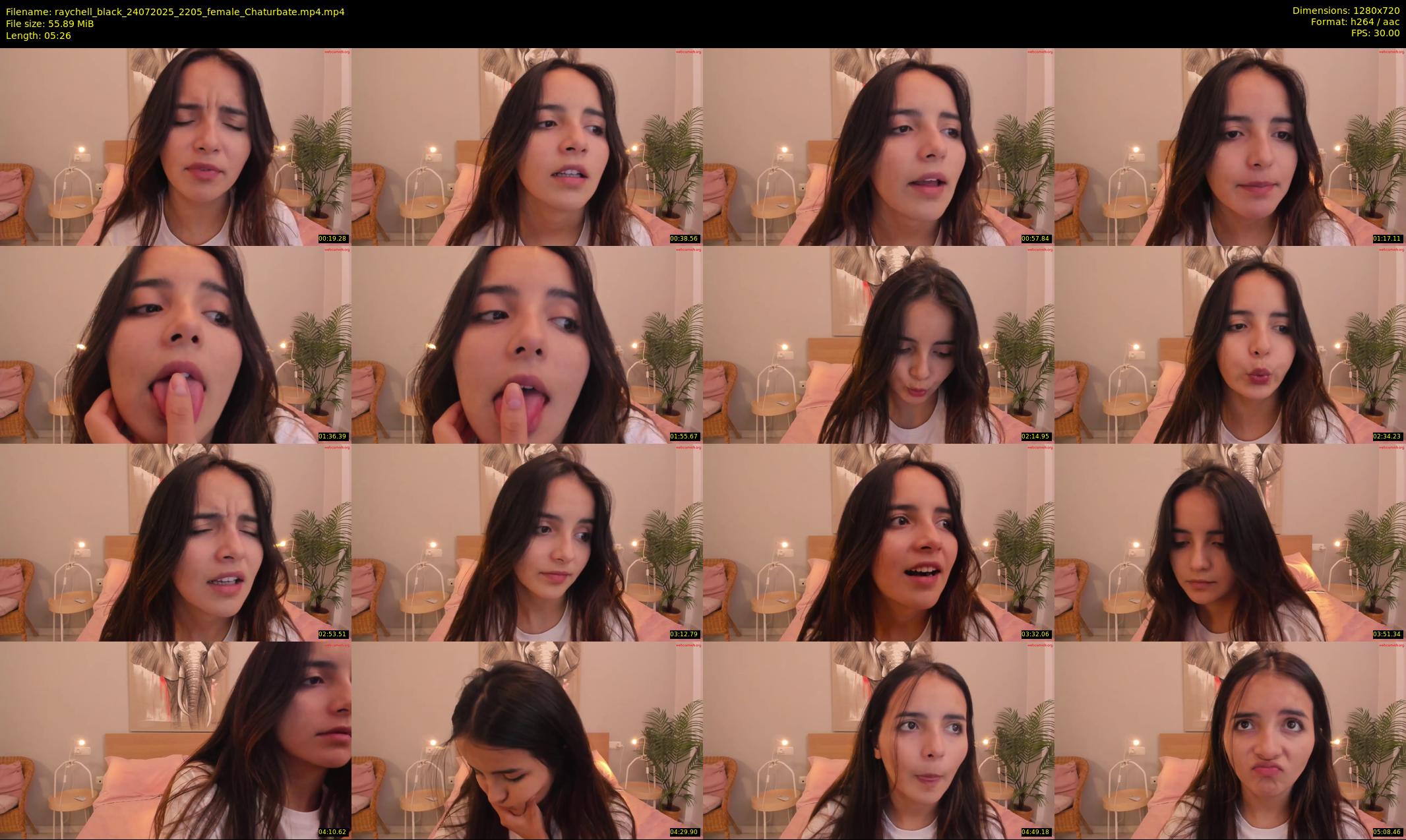 raychell_black — 6 minute Chaturbate female cam show recording, 720p, Jul 24, 2025
