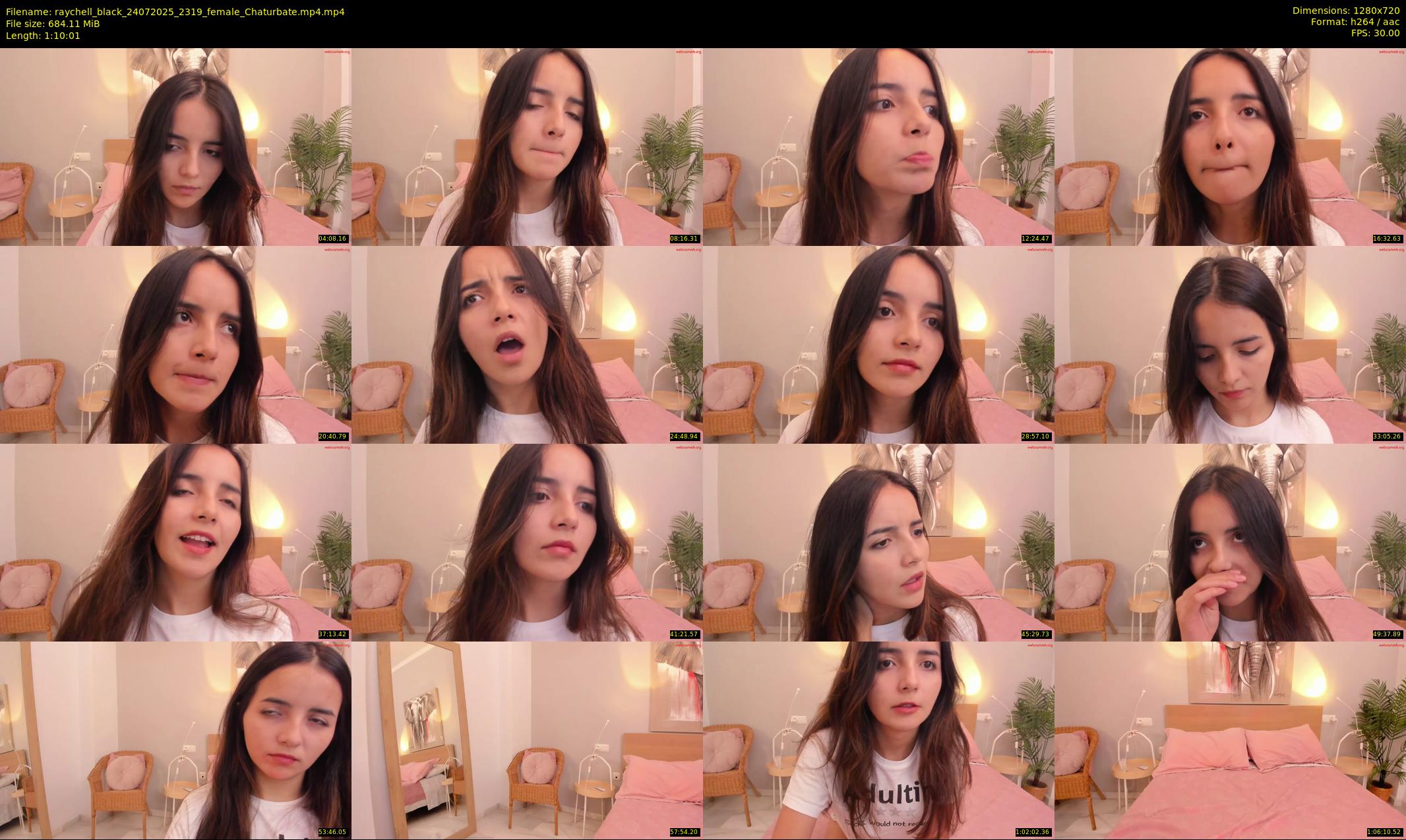 raychell_black — 71 minute Chaturbate female cam show recording, 720p, Jul 24, 2025