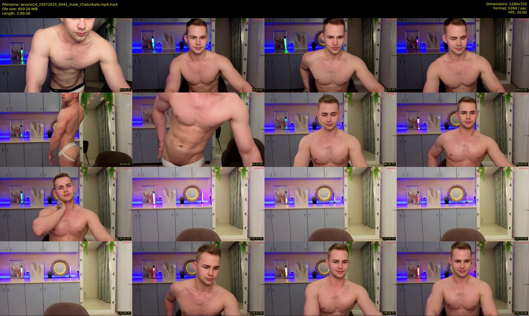 sevans14 — 120 minute Chaturbate male cam show recording, 720p, Jul 25, 2025