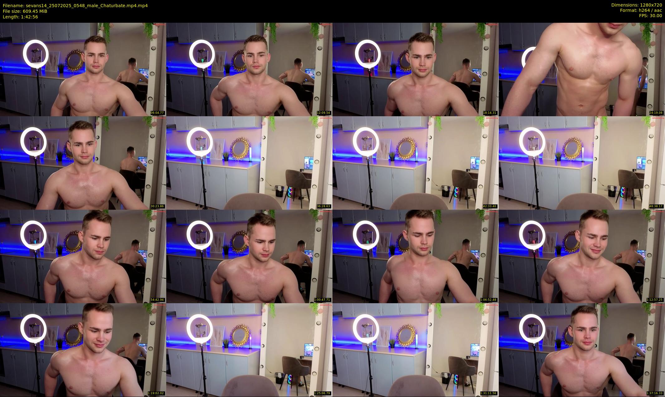sevans14 — 103 minute Chaturbate male cam show recording, 720p, Jul 25, 2025