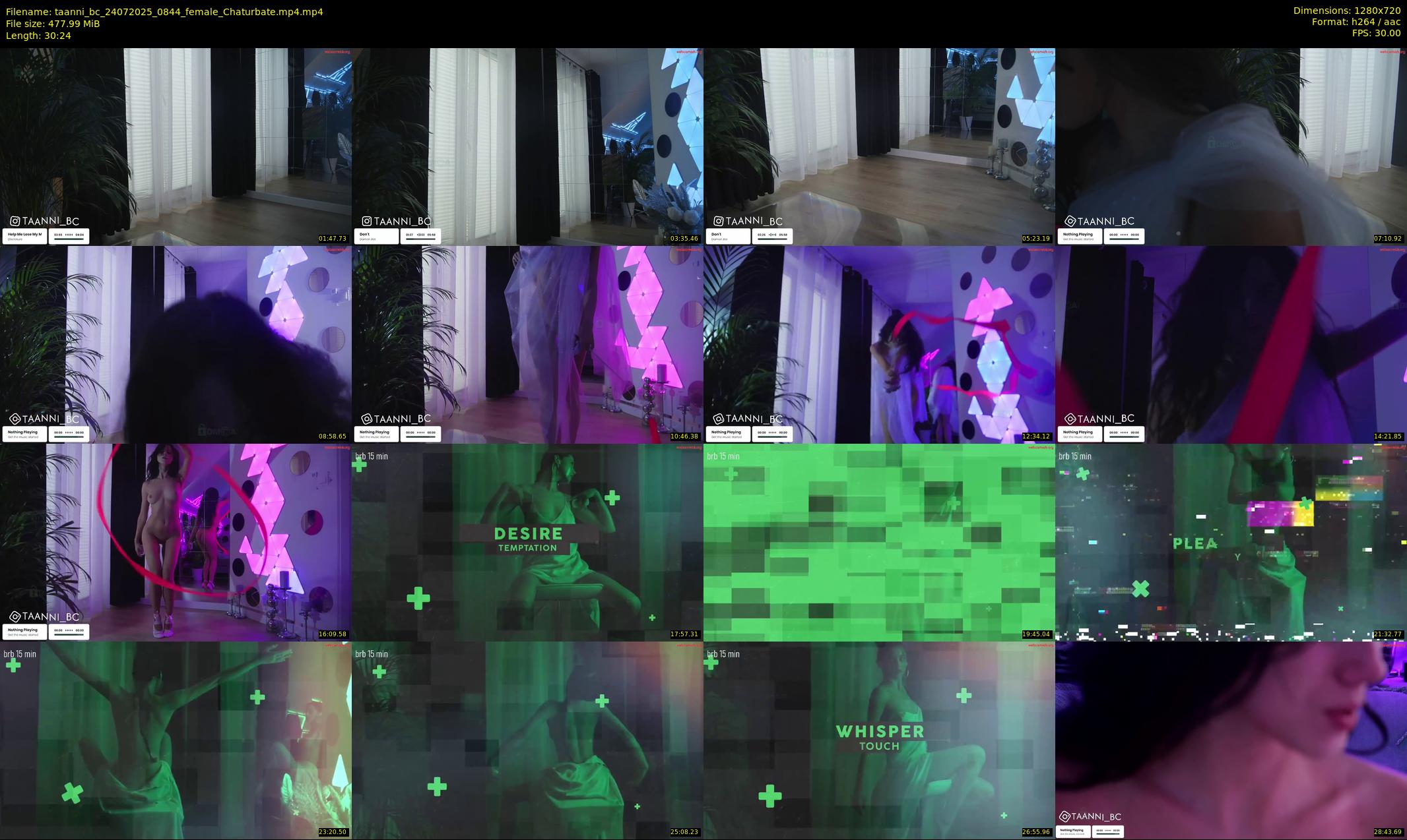 taanni_bc — 31 minute Chaturbate female cam show recording, 720p, Jul 24, 2025