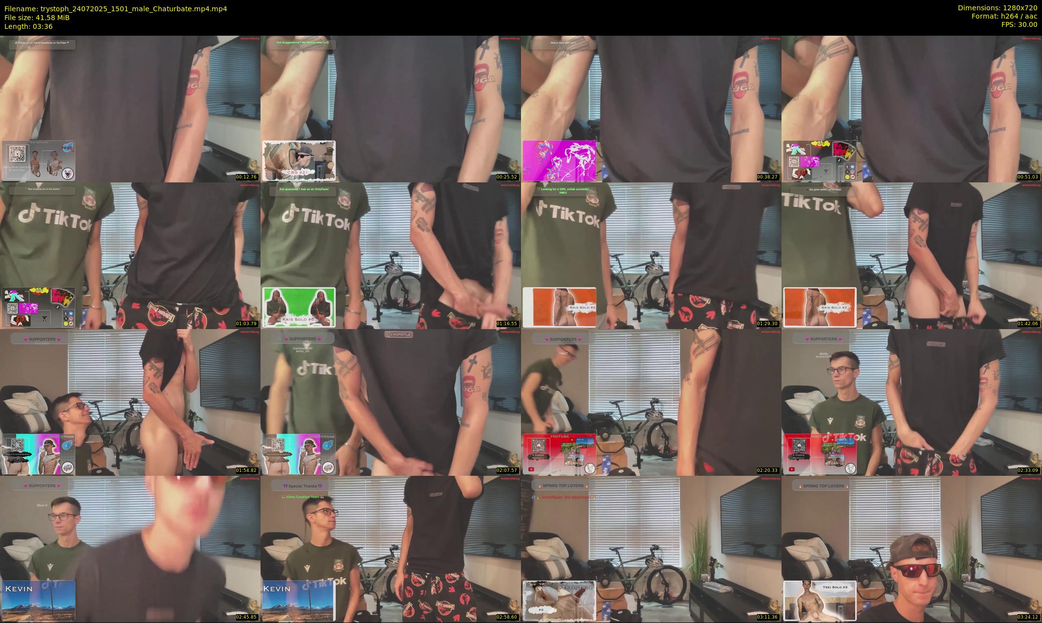 trystoph — 4 minute Chaturbate male cam show recording, 720p, Jul 24, 2025