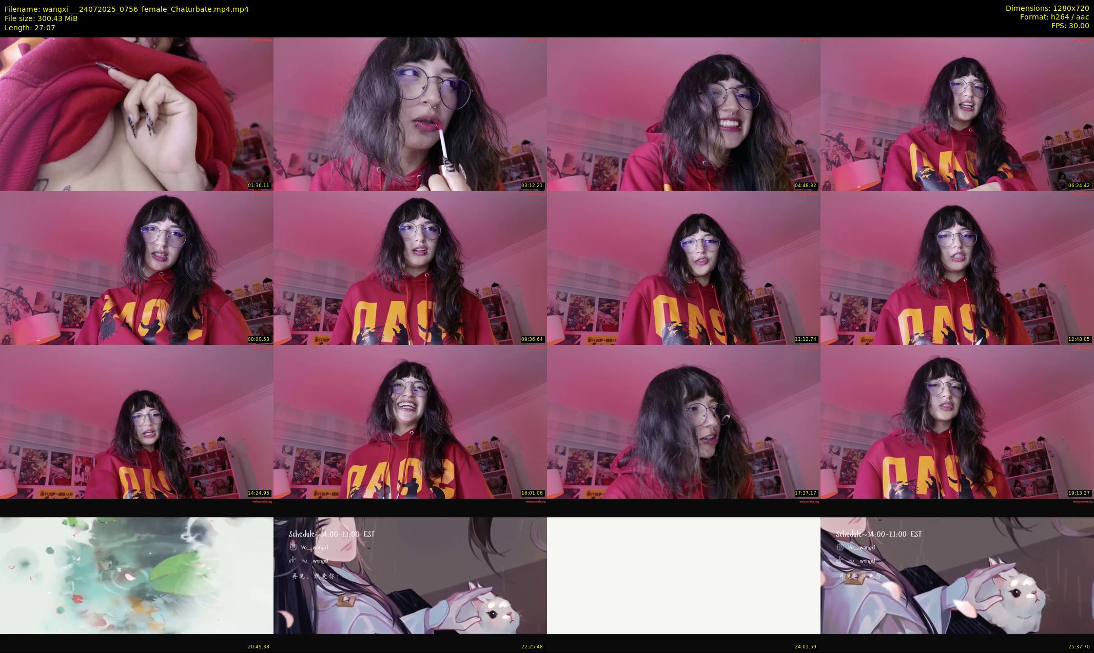 wangxi__ — 28 minute Chaturbate female cam show recording, 720p, Jul 24, 2025