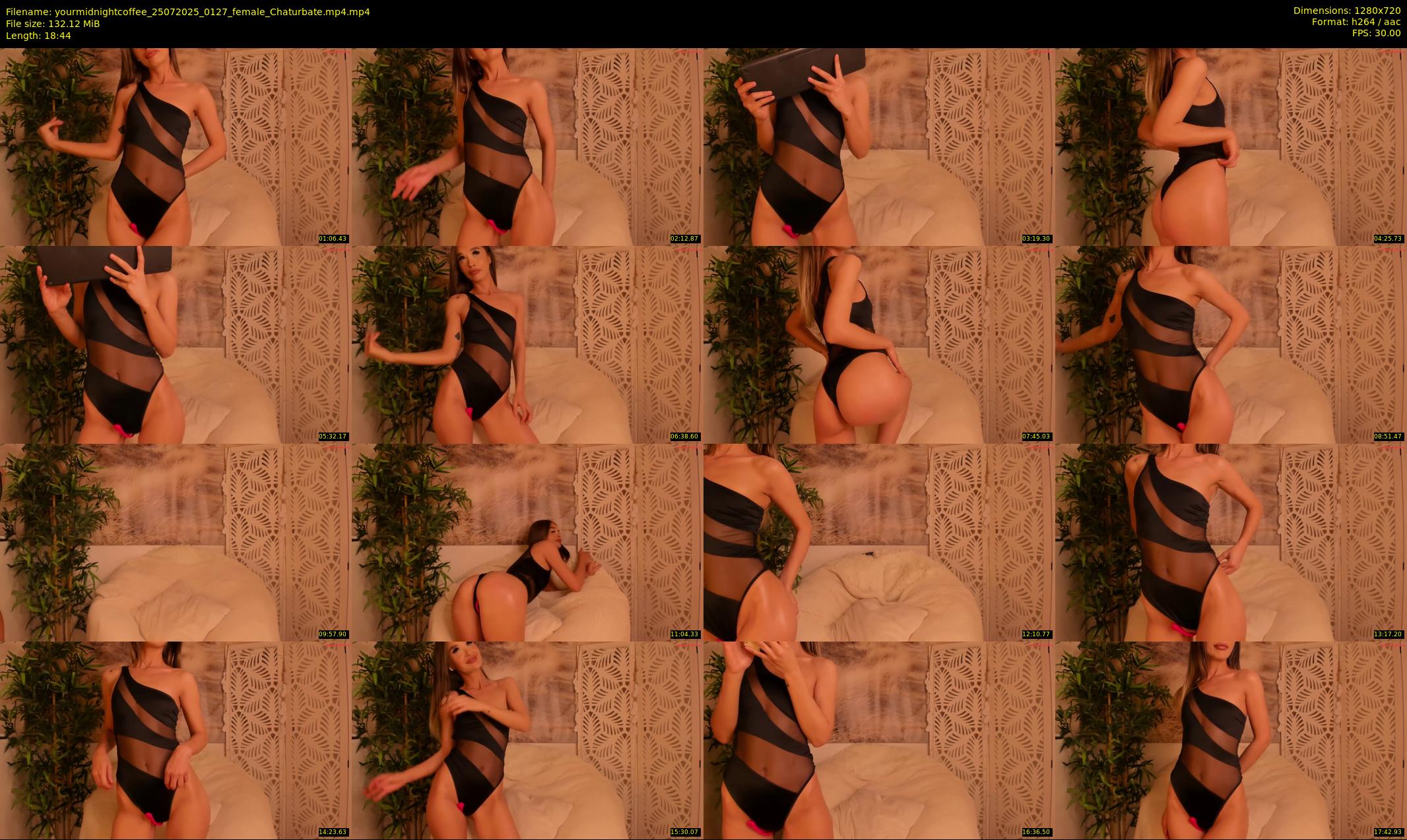 yourmidnightcoffee — 19 minute Chaturbate female cam show recording, 720p, Jul 25, 2025