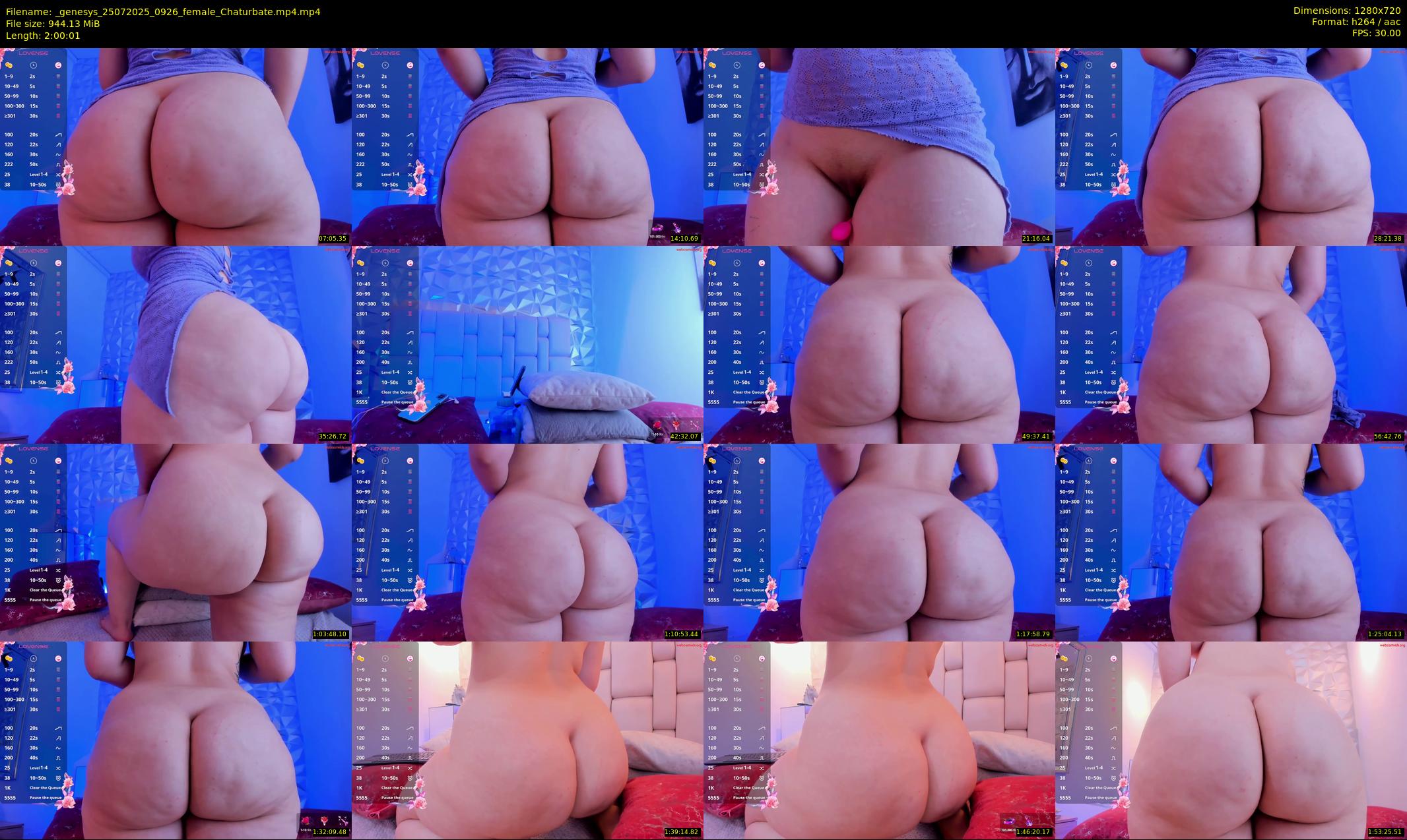 _genesys — 121 minute Chaturbate female cam show recording, 720p, Jul 25, 2025