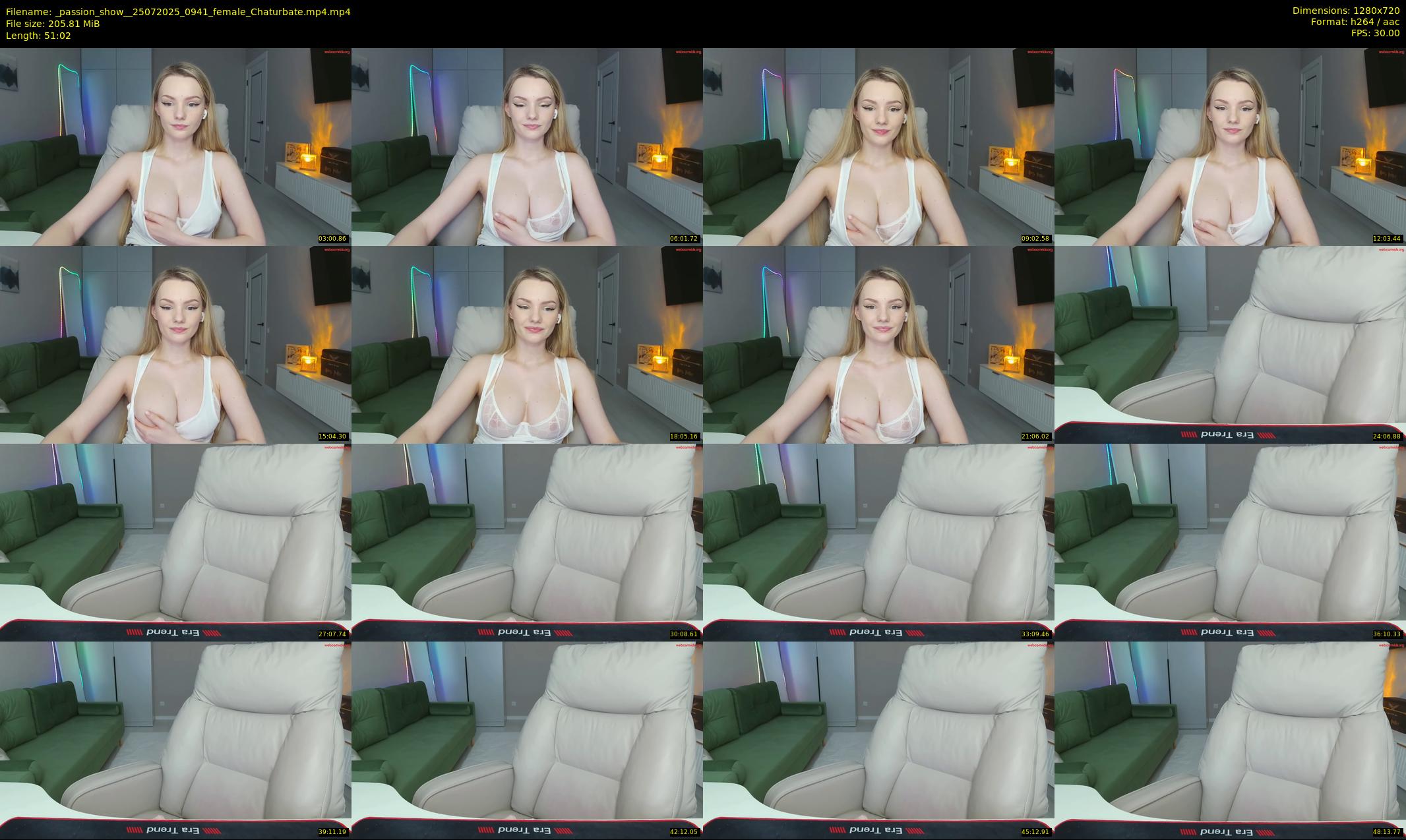 _passion_show_ — 52 minute Chaturbate couple cam show recording, 720p, Jul 25, 2025