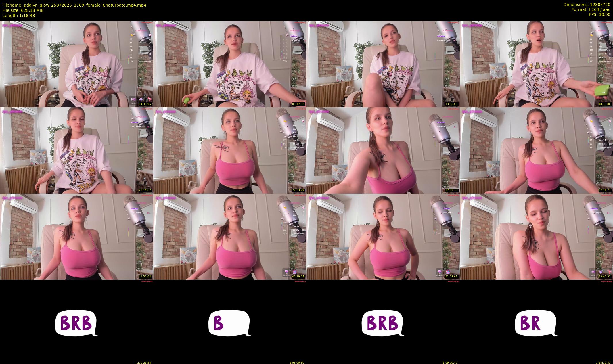 adalyn_glow — 79 minute Chaturbate female cam show recording, 720p, Jul 25, 2025