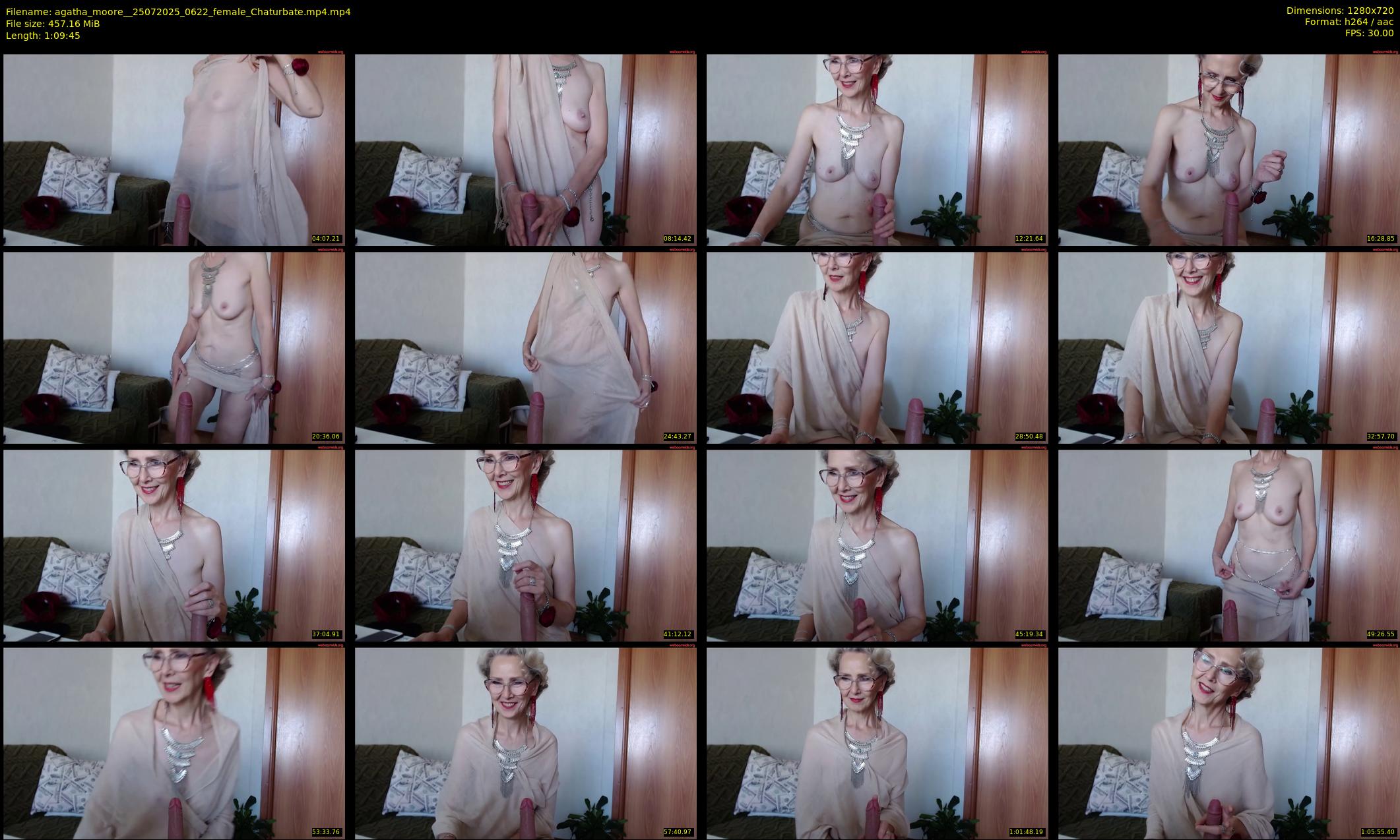 agatha_moore_ — 70 minute Chaturbate female cam show recording, 720p, Jul 25, 2025