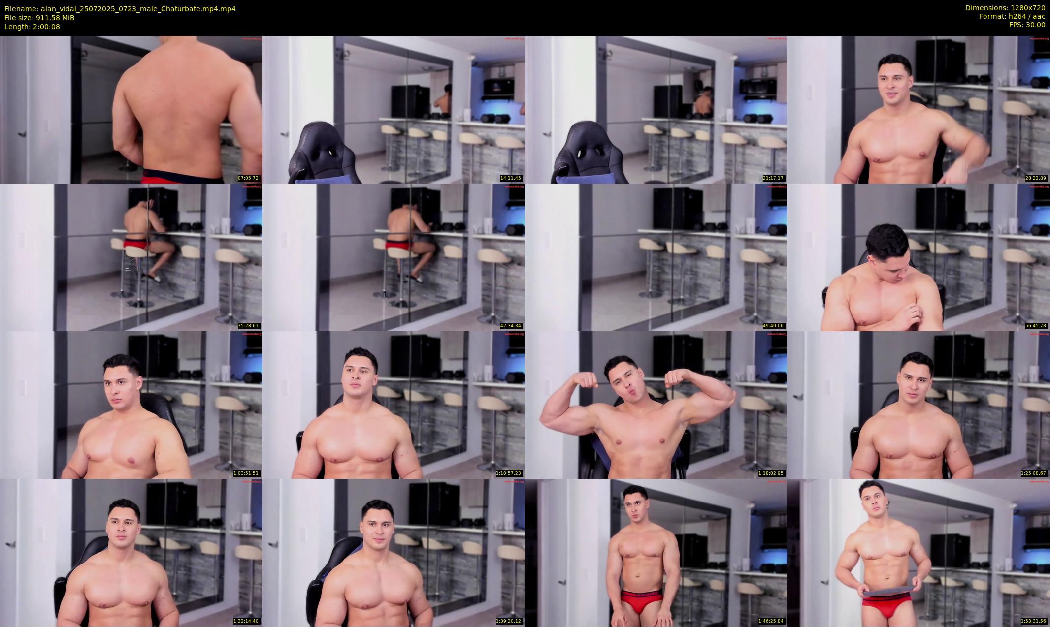 alan_vidal — 121 minute Chaturbate male cam show recording, 720p, Jul 25, 2025