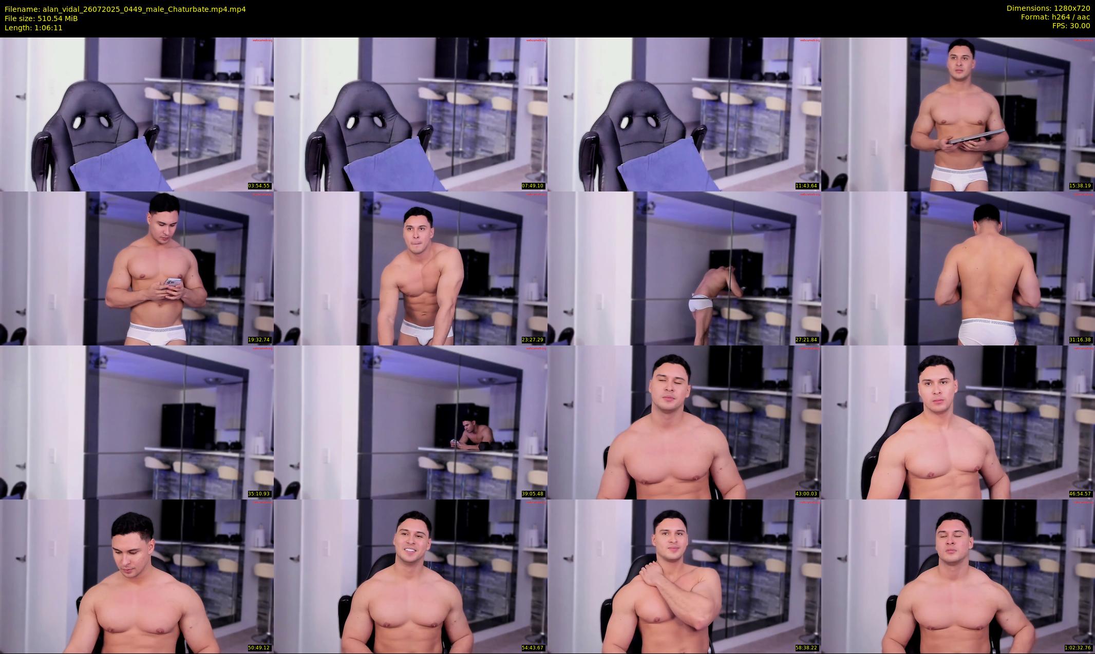 alan_vidal — 67 minute Chaturbate male cam show recording, 720p, Jul 26, 2025