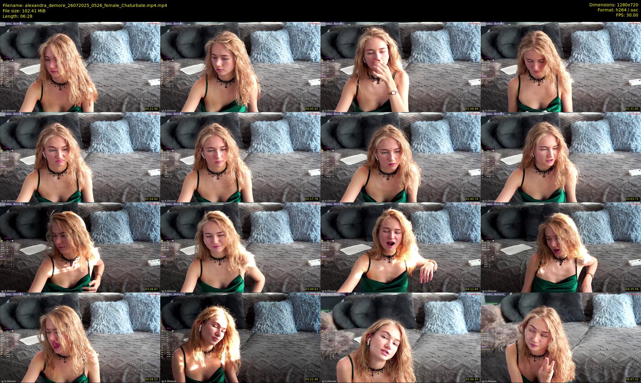 alexandra_demore — 7 minute Chaturbate female cam show recording, 720p, Jul 26, 2025