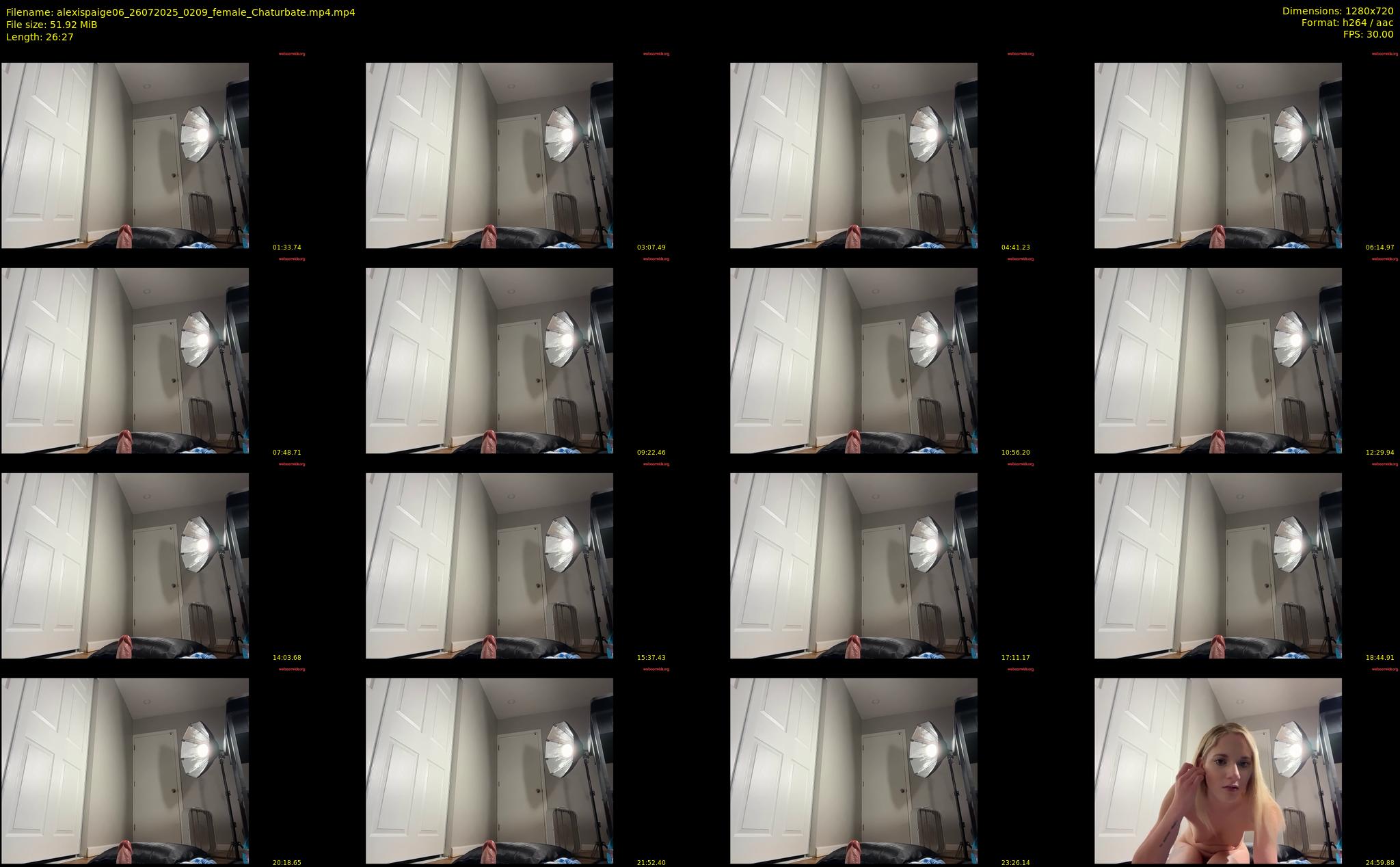alexispaige06 — 27 minute Chaturbate female cam show recording, 720p, Jul 26, 2025