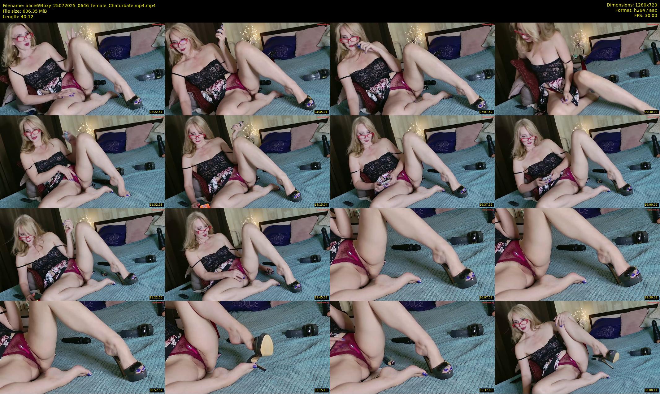 alice69foxy — 41 minute Chaturbate female cam show recording, 720p, Jul 25, 2025