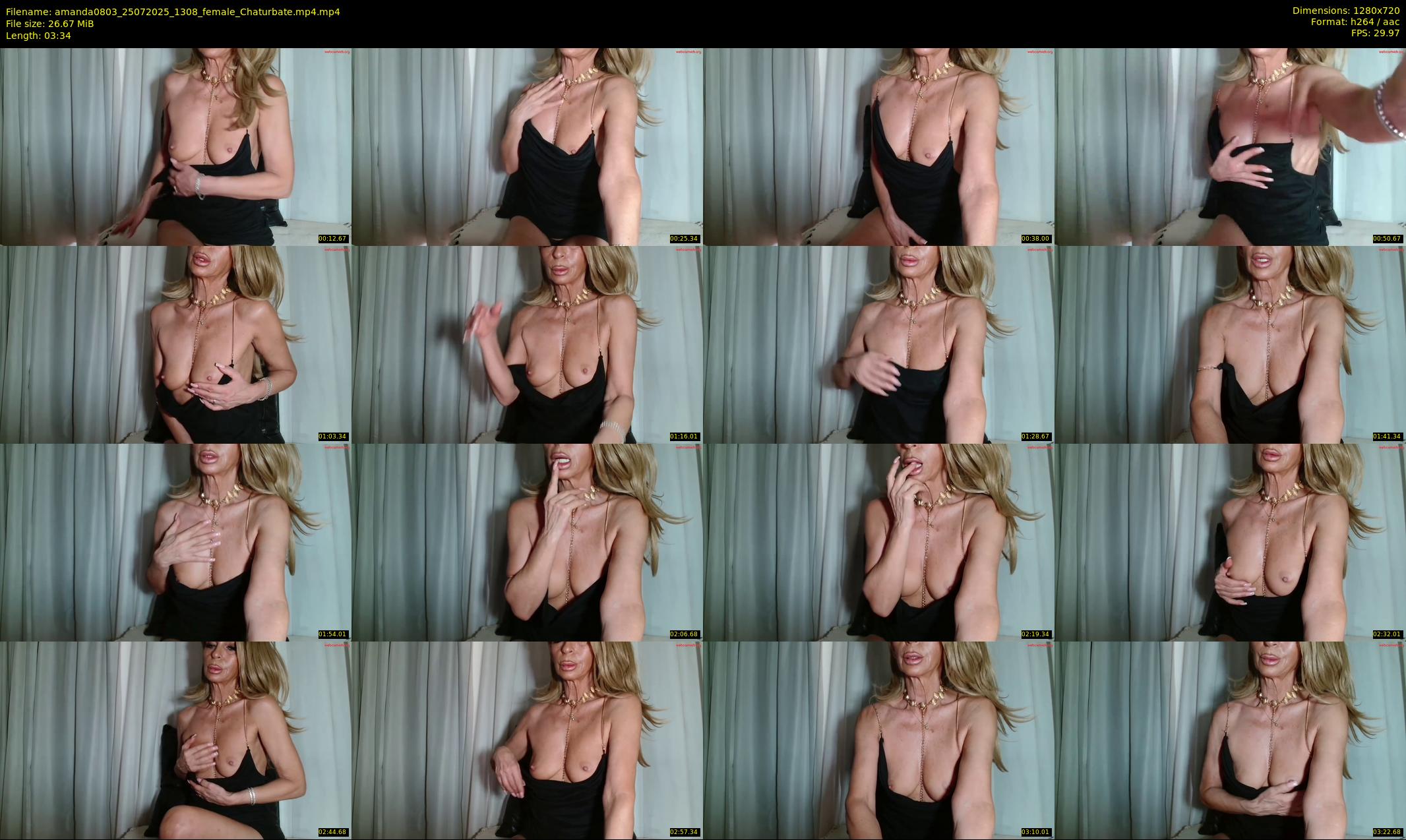 amanda0803 — 4 minute Chaturbate female cam show recording, 720p, Jul 25, 2025