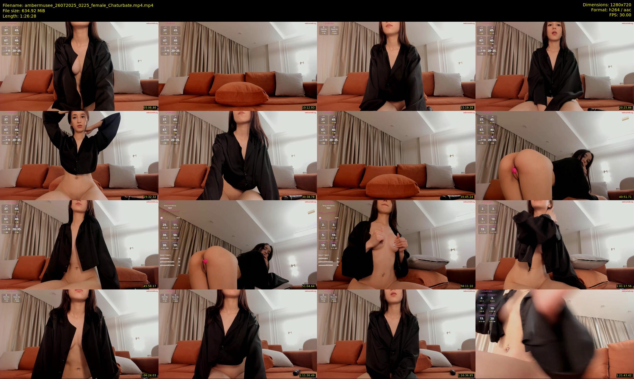 ambermusee — 87 minute Chaturbate female cam show recording, 720p, Jul 26, 2025