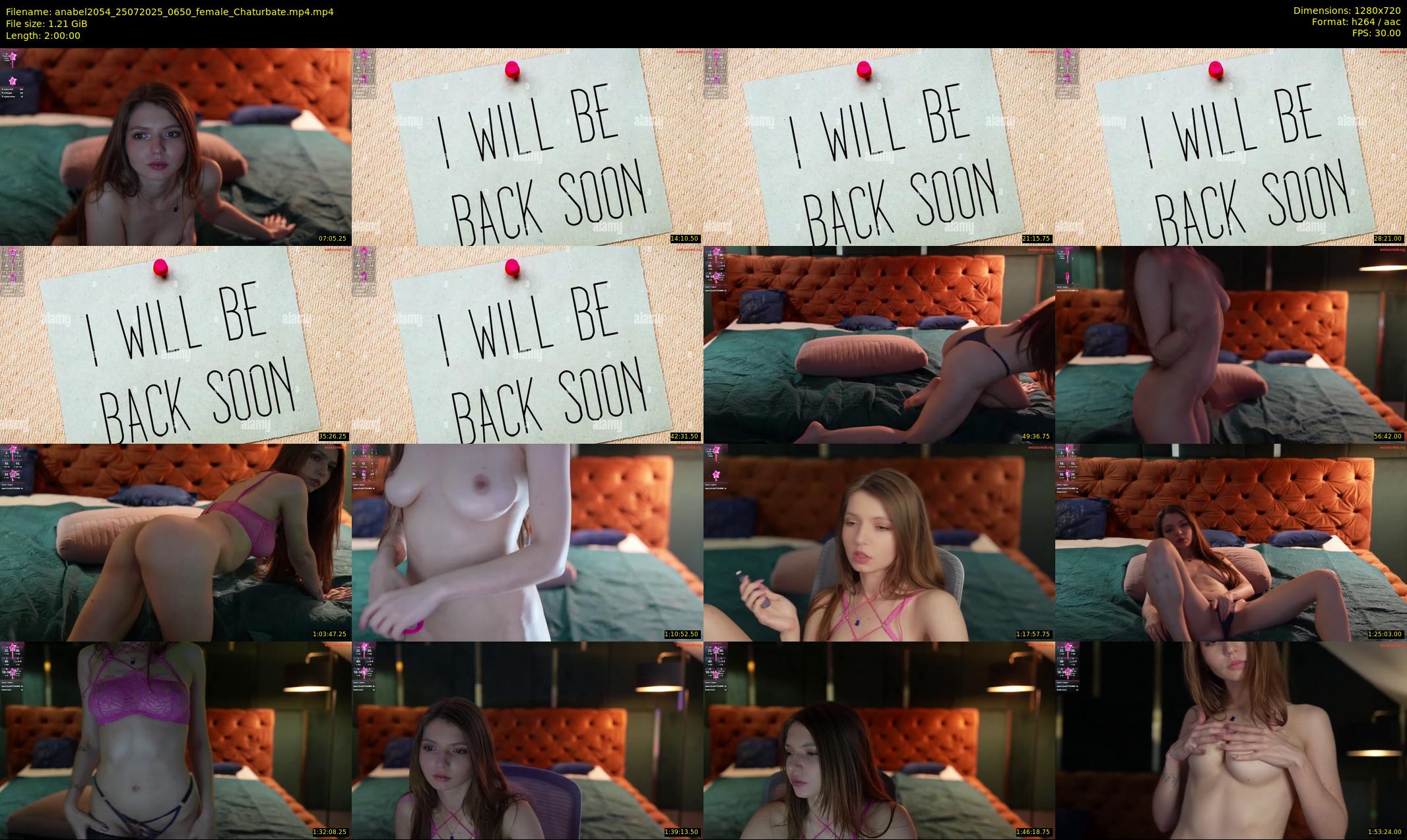 anabel2054 — 120 minute Chaturbate female cam show recording, 720p, Jul 25, 2025