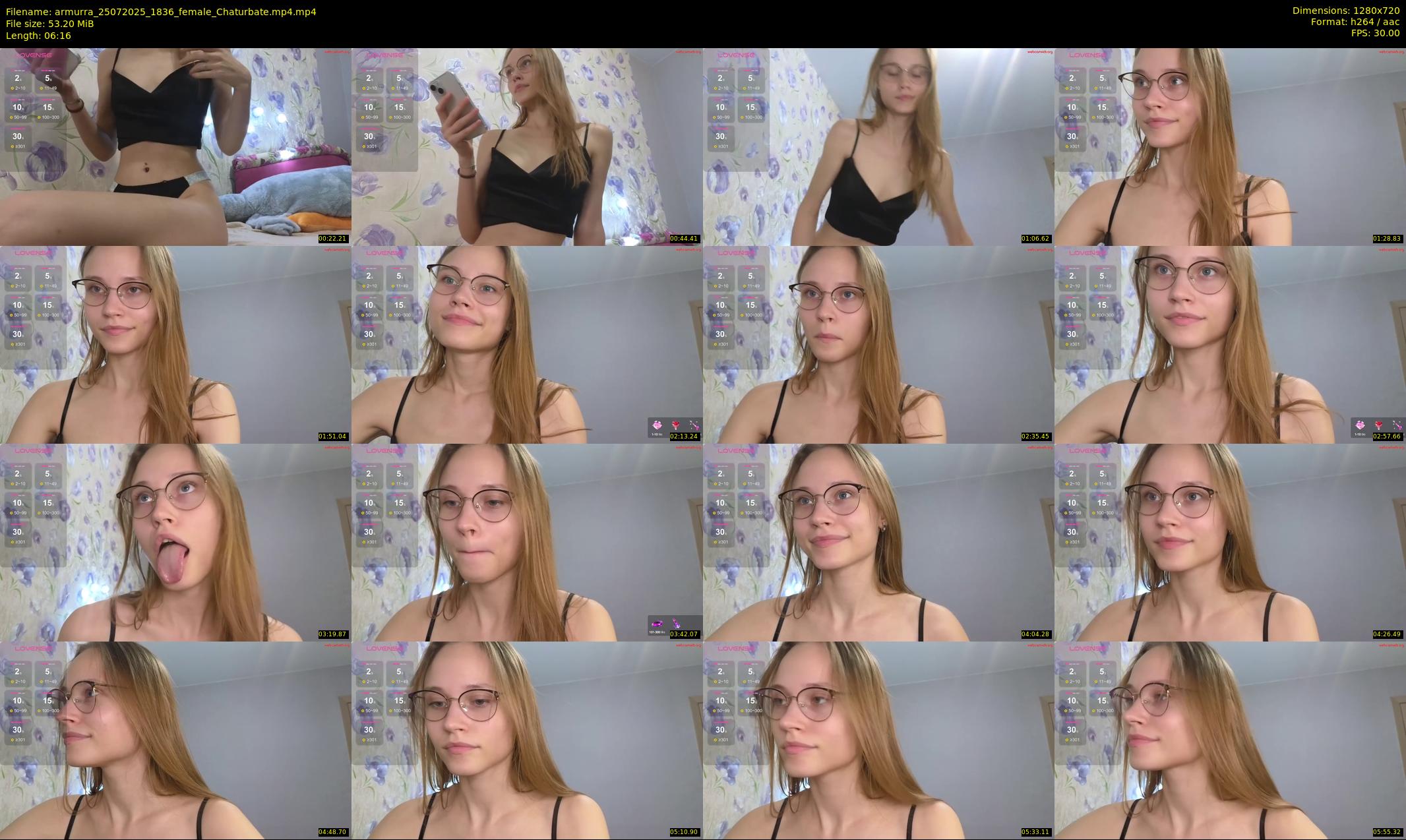 armurra — 7 minute Chaturbate female cam show recording, 720p, Jul 25, 2025