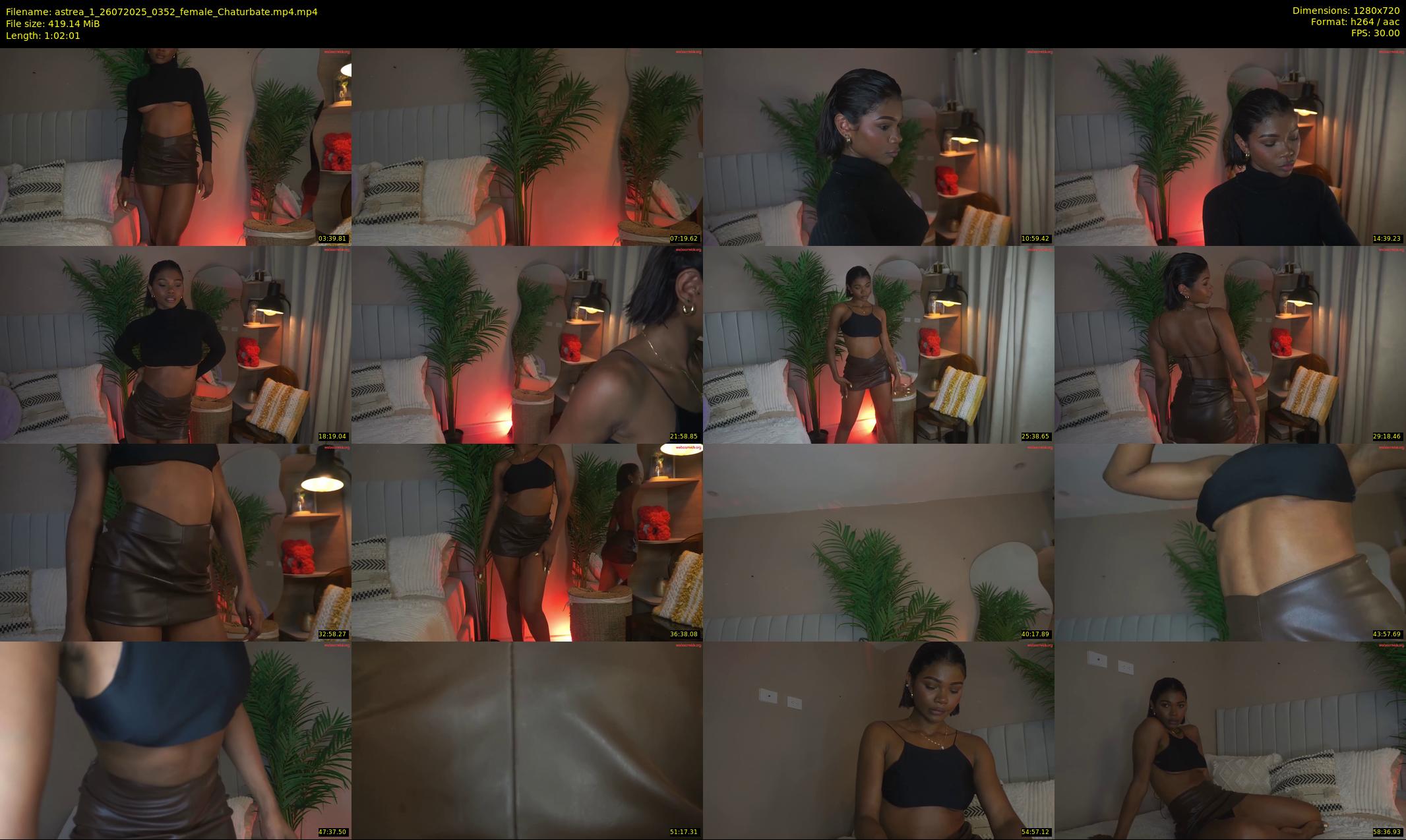 astrea_1 — 63 minute Chaturbate female cam show recording, 720p, Jul 26, 2025